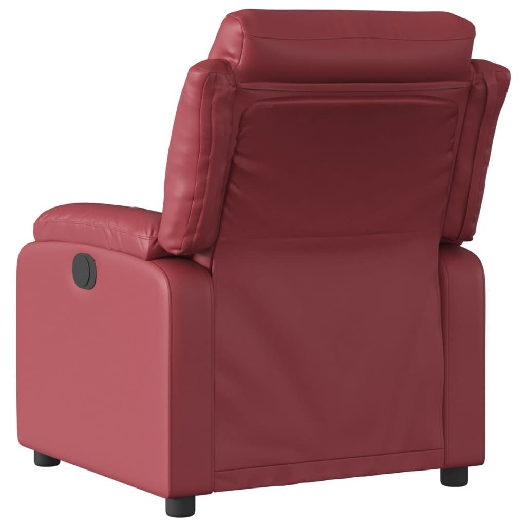 vidaXL Sessel Relaxsessel Weinrot Kunstleder (1-St) günstig online kaufen