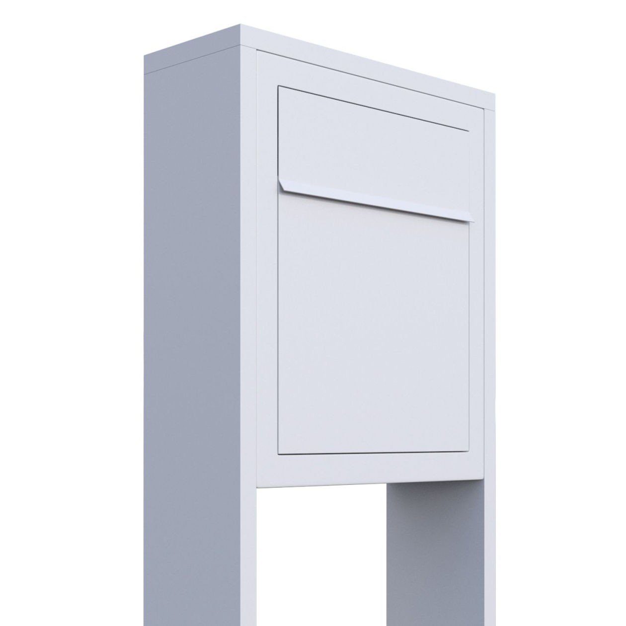 Briefkasten Standbriefkasten Base Weiß