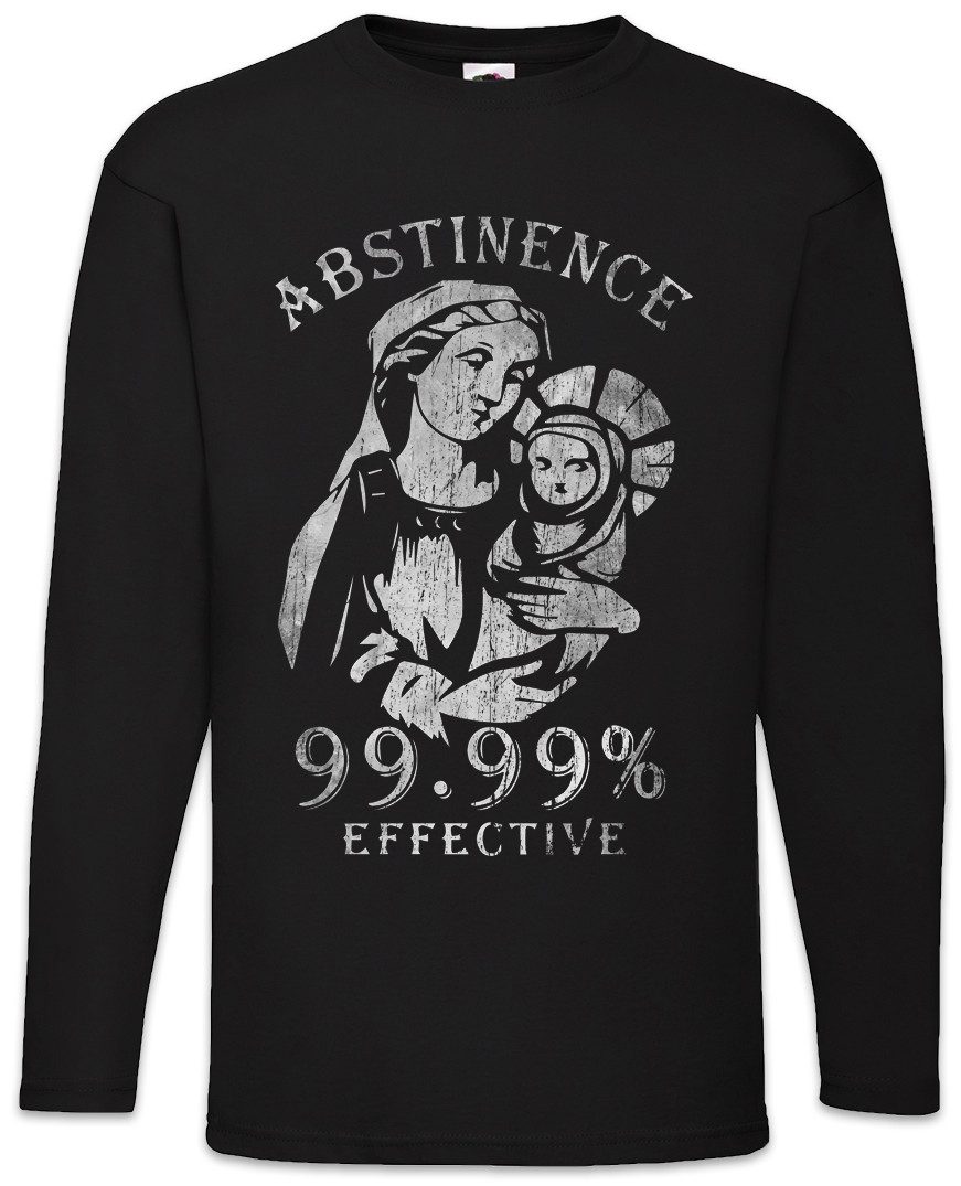 Langarmshirt Abstinence Maria Langarm T-Shirt Enthaltsamkeit Atheismus Jesus