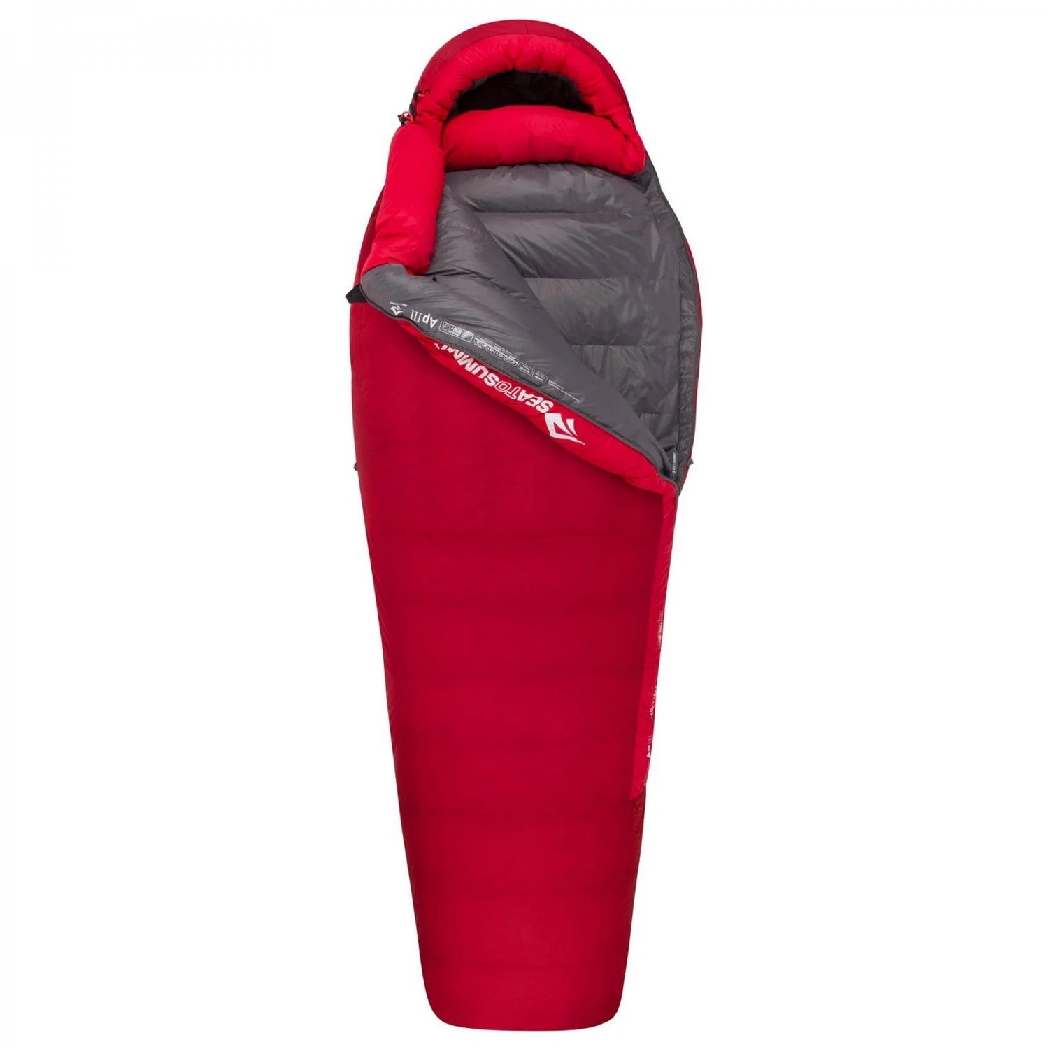 sea to summit Schlafsack Alpine ApII - Long Schlafsack Fiery Red / Crimson