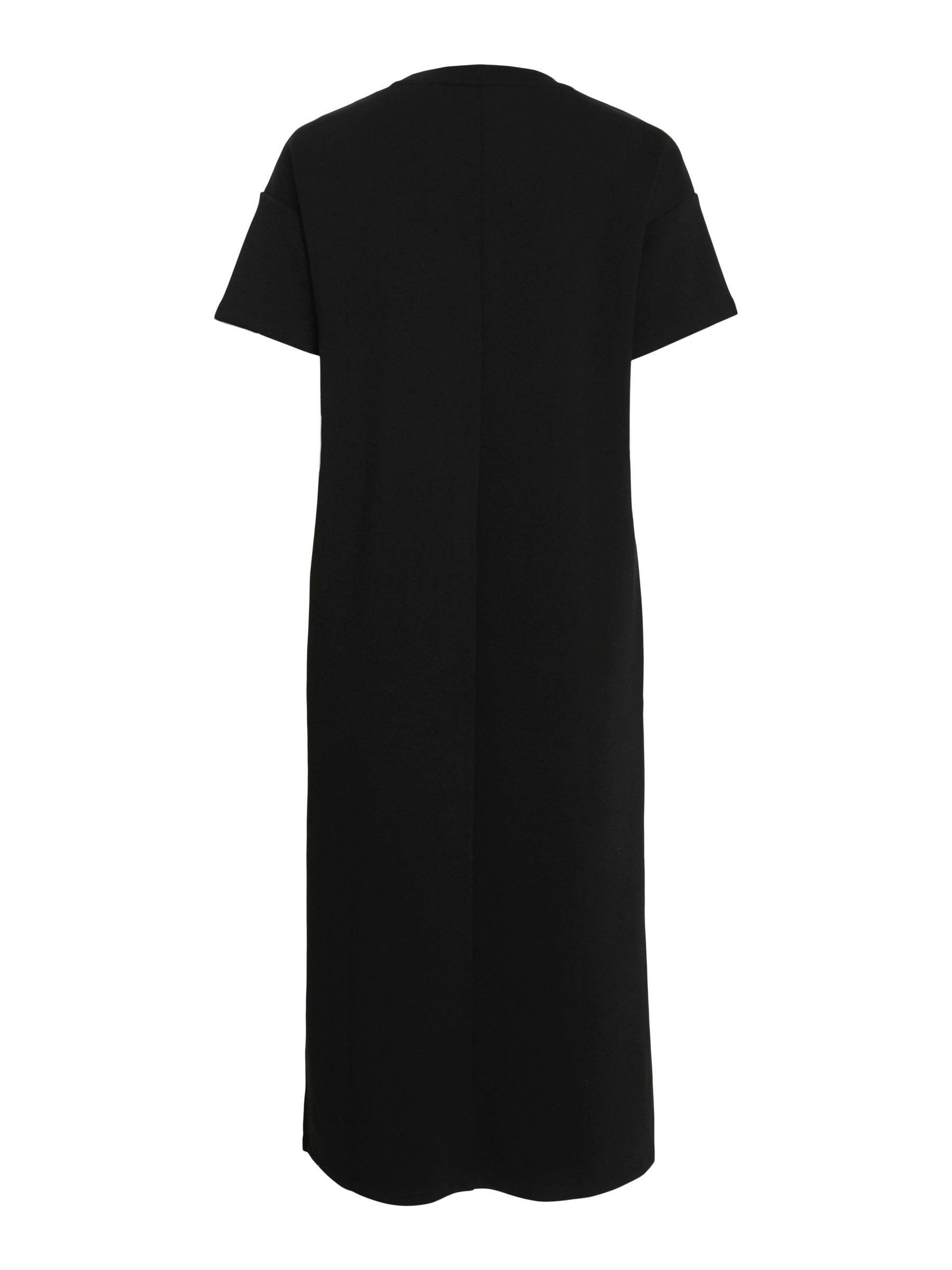 Vila Shirtkleid Minimalistisches Design mit Rundhals günstig online kaufen