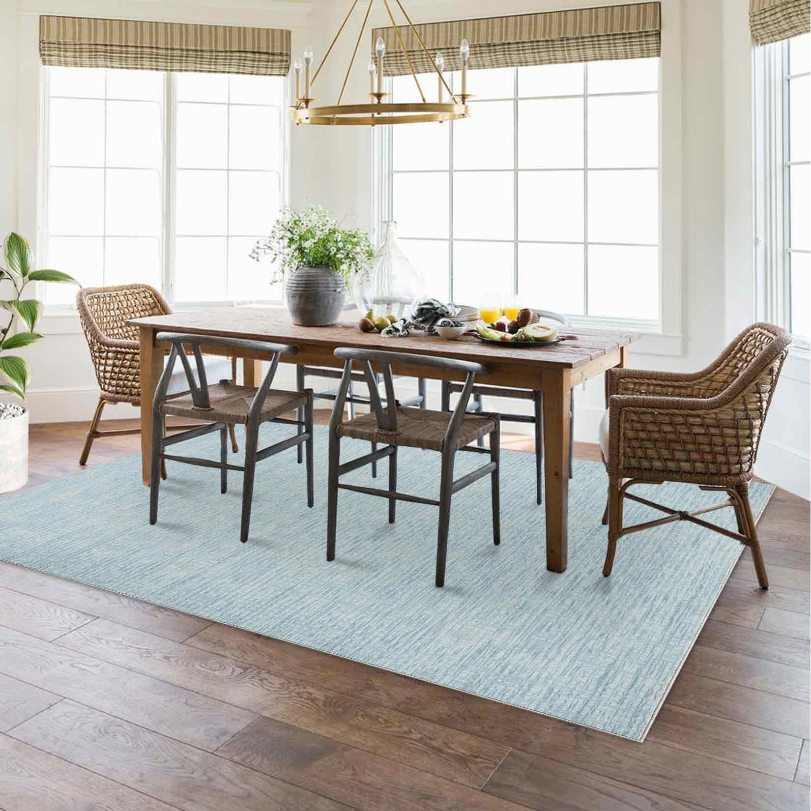 GarveeMore Teppich Moderner Waschbarer Teppich für Wohnzimmer, Rechteckig, Höhe: 7 mm, Geeignet für moderne und minimalistische Einrichtungsstile – Bild 2 von 5