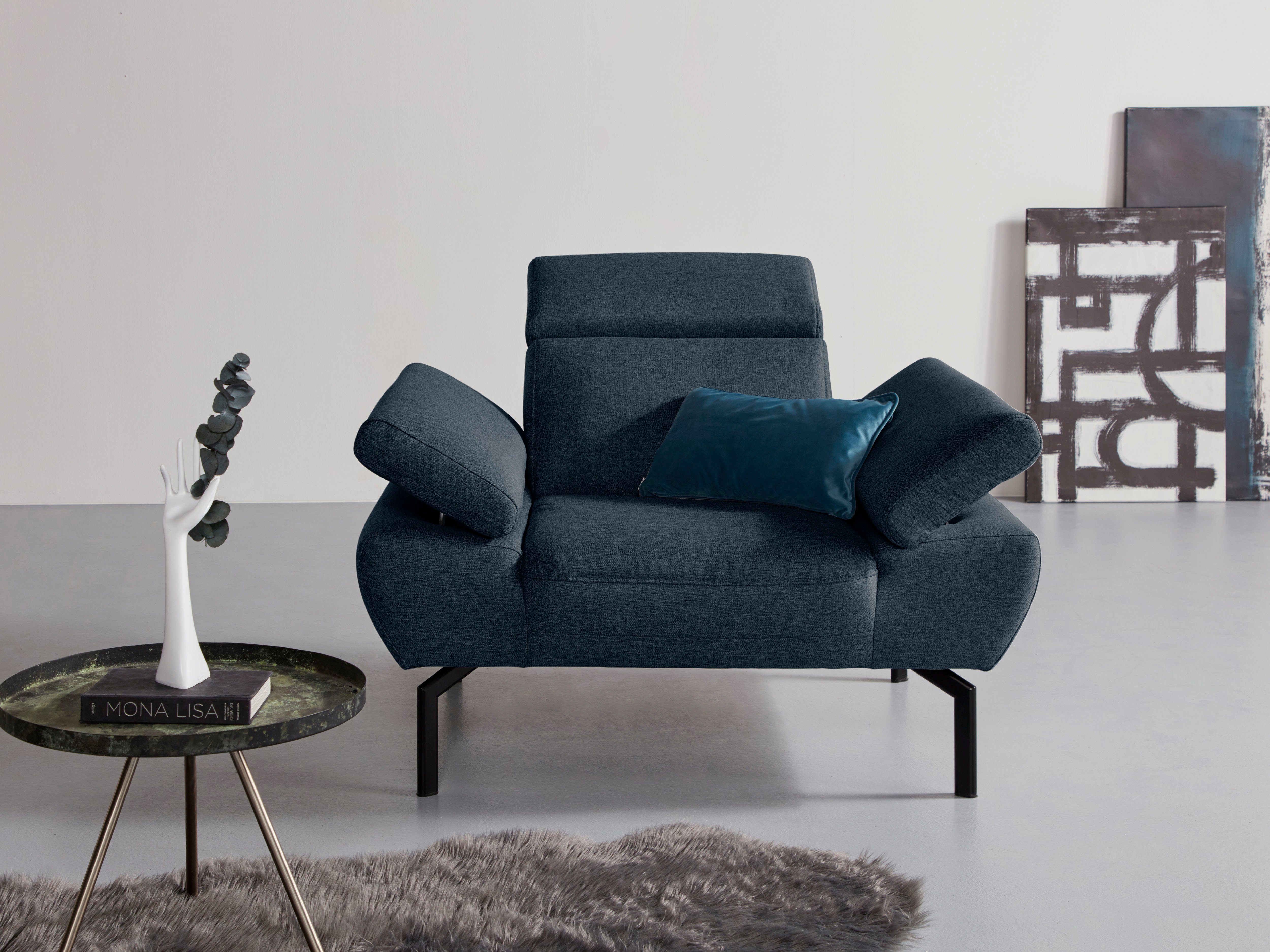[Shop zum Verkauf mit dem niedrigsten Preis] Places of Style Sessel Rückenverstellung, in Luxus, Lederoptik wahlweise Luxus-Microfaser mit Trapino