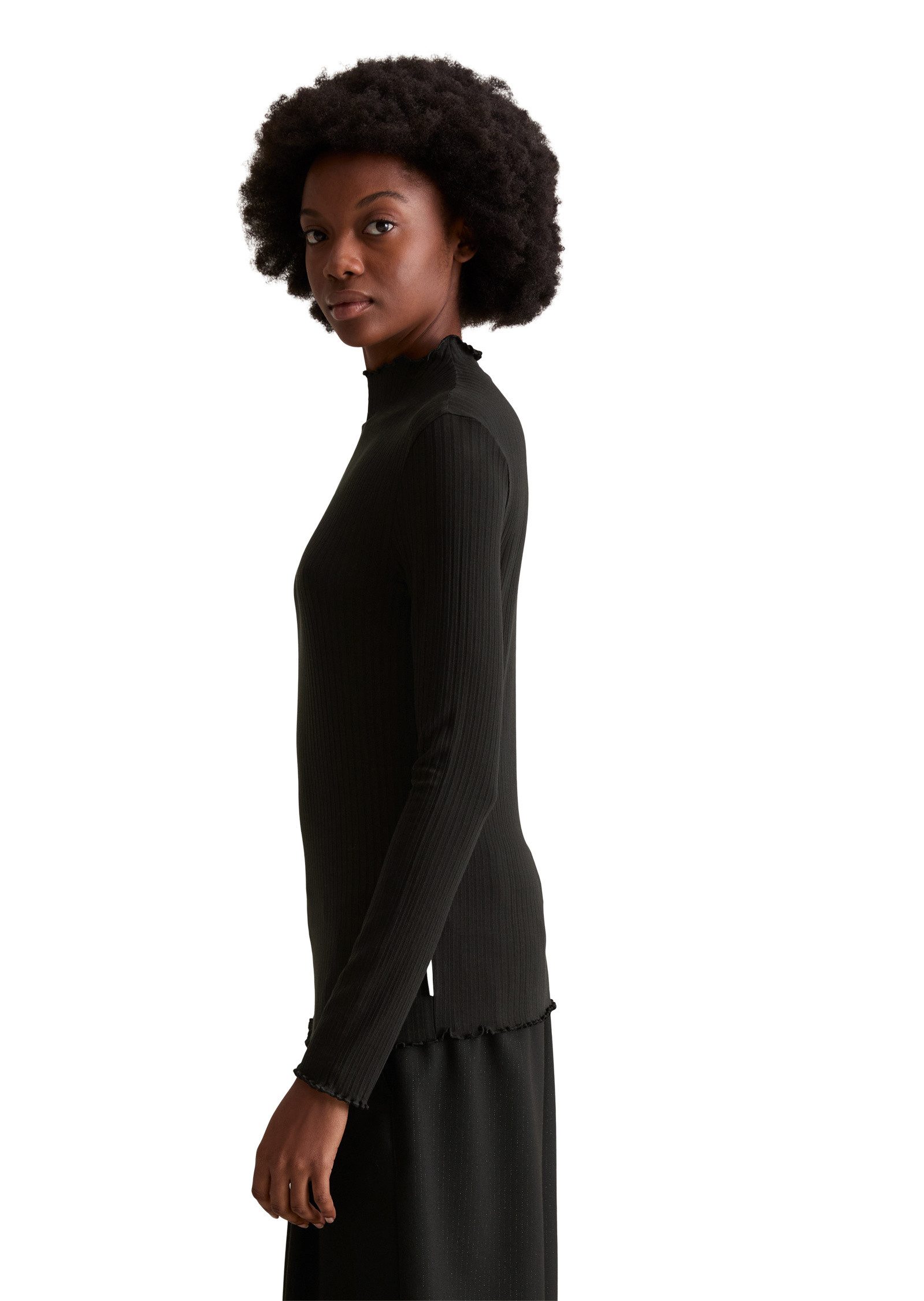 Marc O'Polo DENIM Langarmshirt aus Lyocell-Stretch-Jersey günstig online kaufen