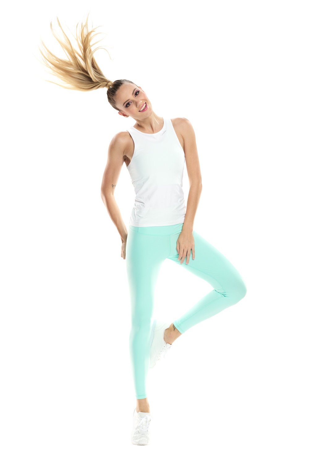 Applikation mint und Comfort V-Shape mit delicate HWL117C Winshape Leggings Core-Bund Functional