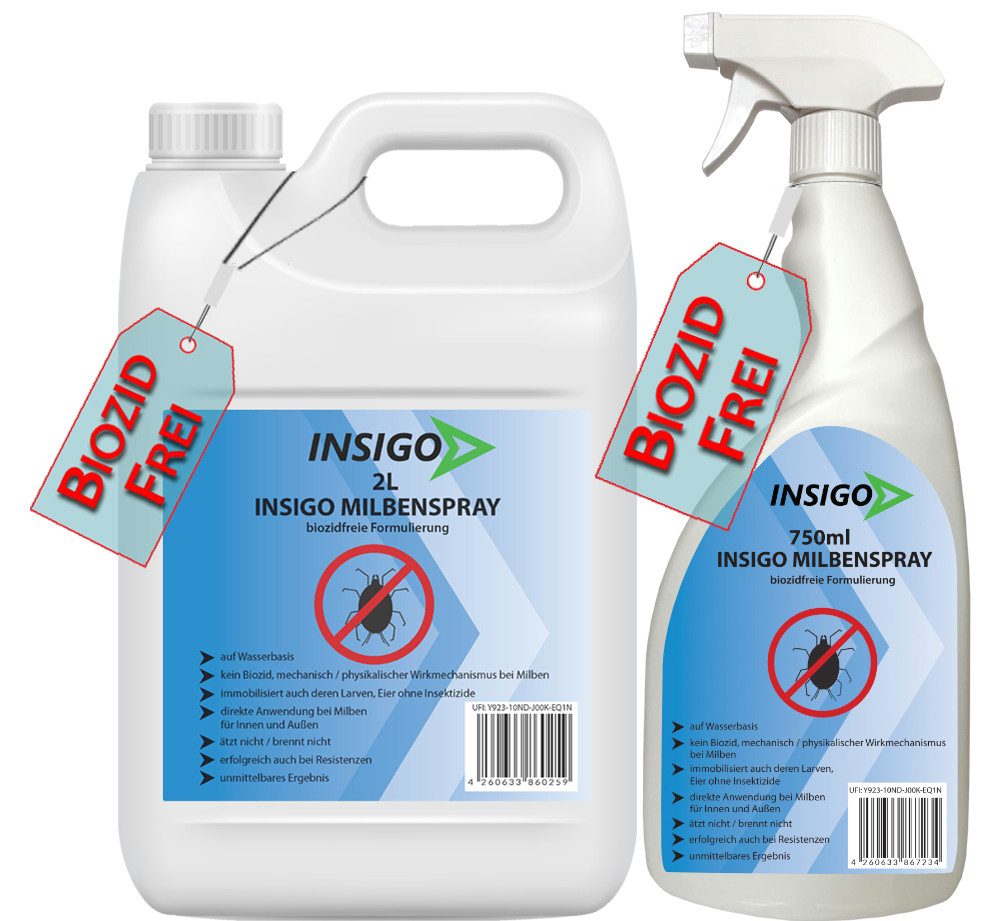 Insektenspray Anti Milben-Spray Milben-Mittel Ungezieferspray