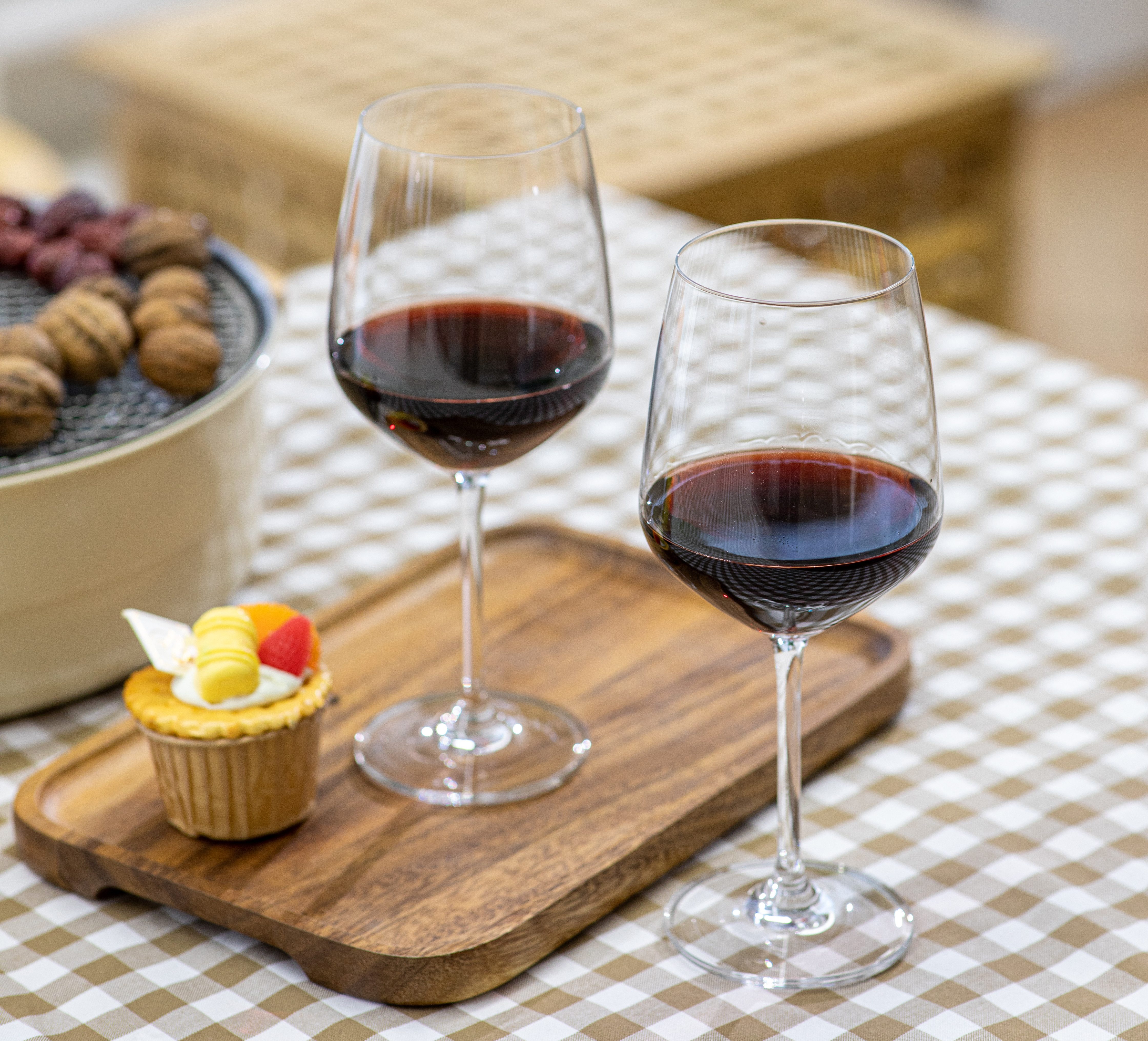 ECHTWERK Rotweinglas Set, ca. 630 ml, 6-tlg., Glas, hochwertig und mit zeitlosem Design