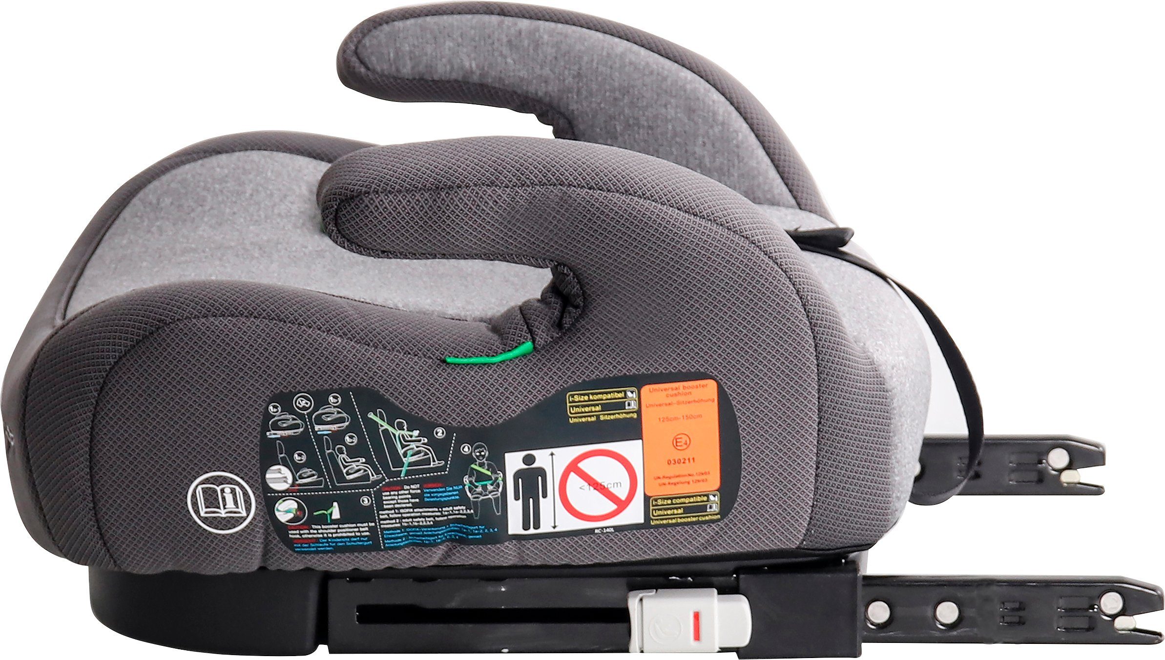 BabyGo Kindersitzerhöhung Bursa IV Isofix 126-150 cm, ab: 126 cm, bis: 150 cm, vorwärts gerichtet