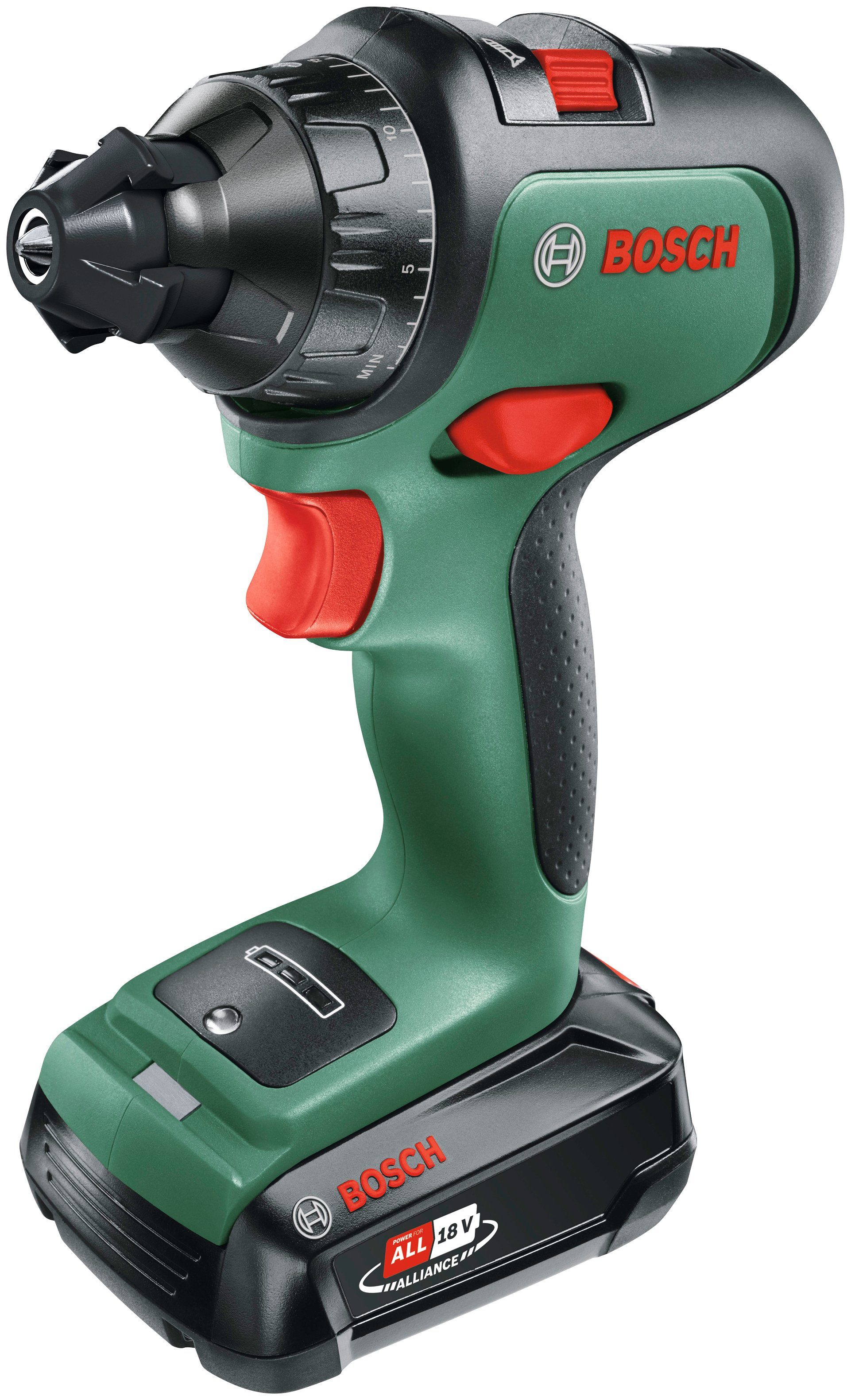 Bosch und Akkus Garden 2 U/min, Ladegerät mit 18, Akku-Schrauber Nm, & Home AdvancedDrill 42 1350