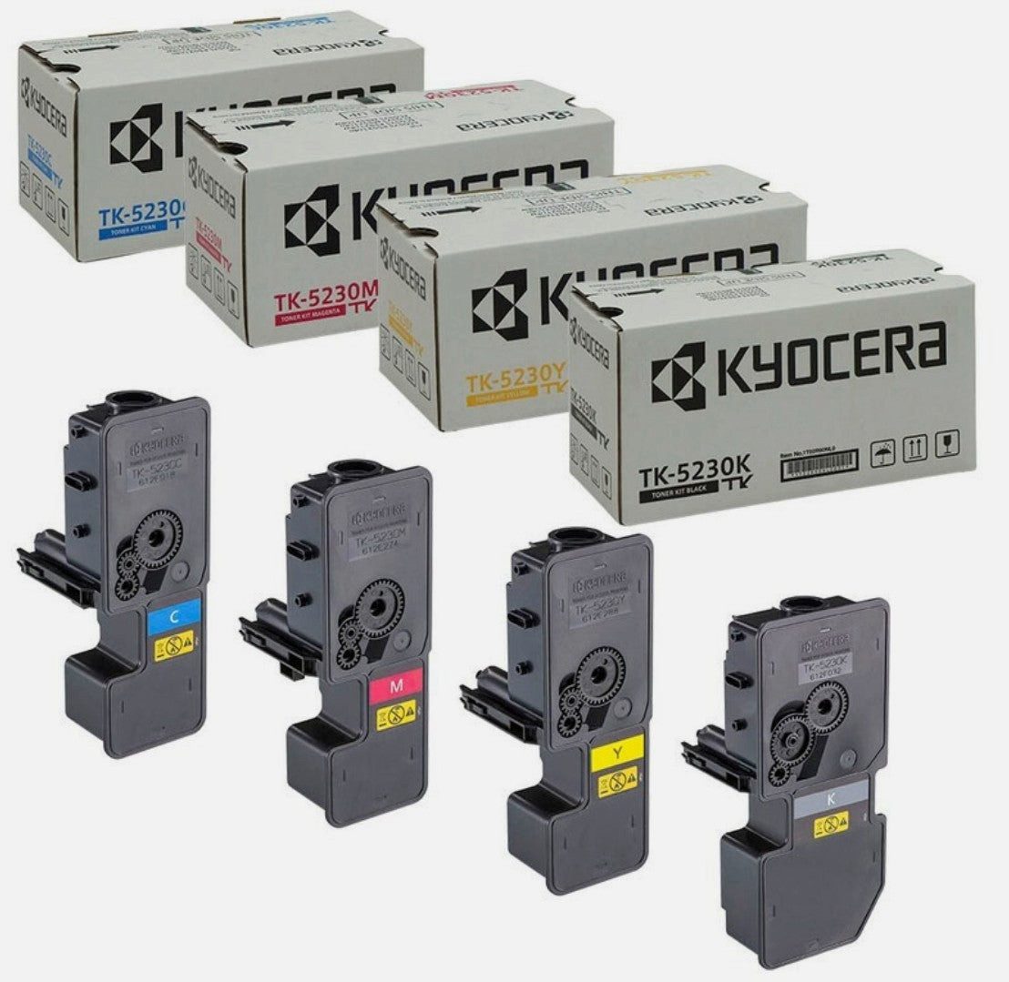 KYOCERA Tonerpatrone Original Kyocera TK-5230Y 1 Toner Gelb ECOSYS M5521 P5021 cdn/cdw, Original Toner