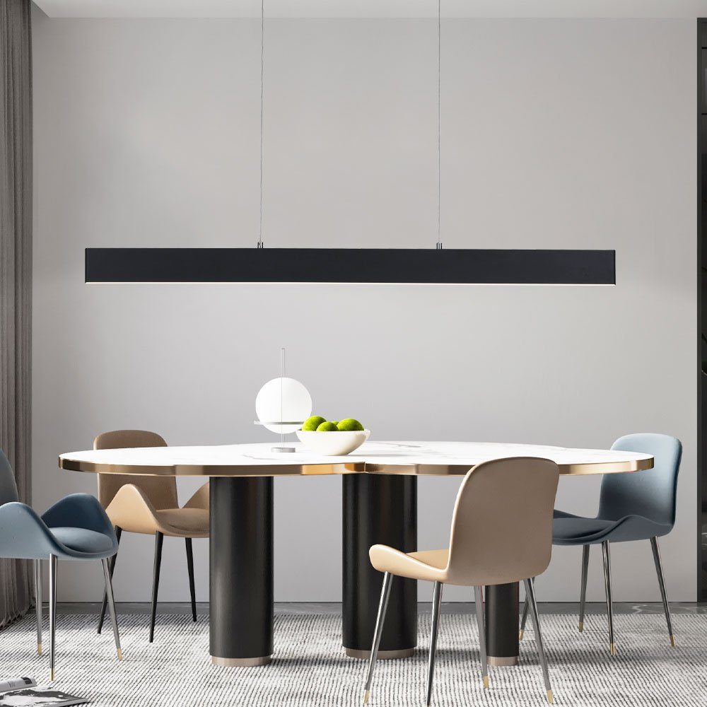 JUST LIGHT LED Pendelleuchte, LED-Leuchtmittel fest verbaut, Warmweiß, Neutralweiß, LED Hängeleuchte Esstisch Esszimmerleuchte hängend dimmbar, Höhe