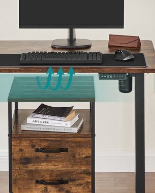 SONGMICS Schreibtisch, Computertisch Tischgestell höhenverstellbar elektrisch