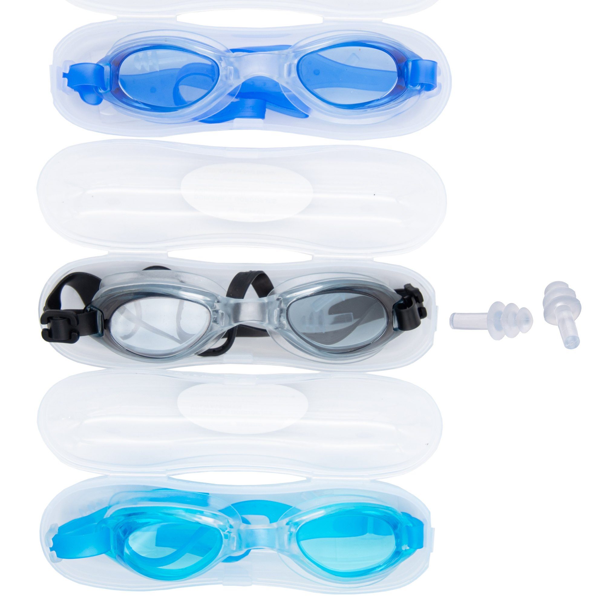 Brille, Chlorbrille Taucherbrille Schwimmbrille Schwimmbrille Tauchen, Erwachsene, Ohrstöpsel, Set BENSON