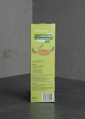 Futura-Shop Insektenfalle Lebensmittelmotten Falle insektizidfrei, geruchlos Pheromonfalle, inkl. 3x Pheromon-Lockmittel