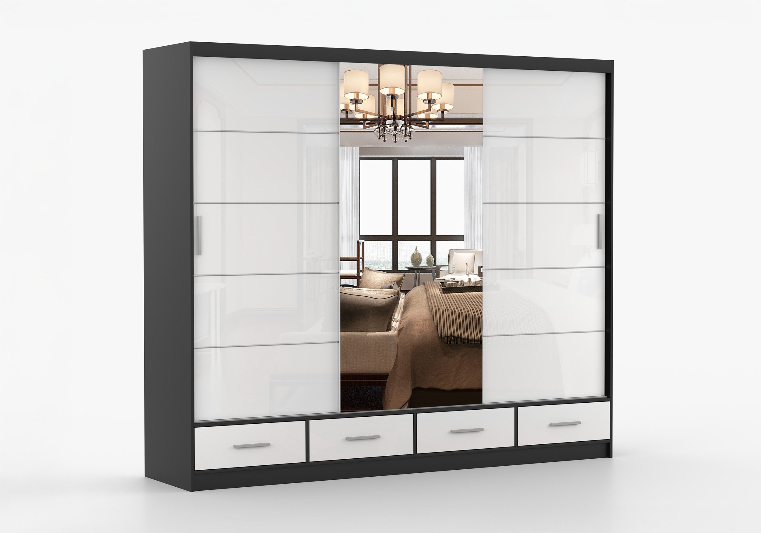 imoebel24 Schwebetürenschrank FLORENCE S 250 cm günstig online kaufen