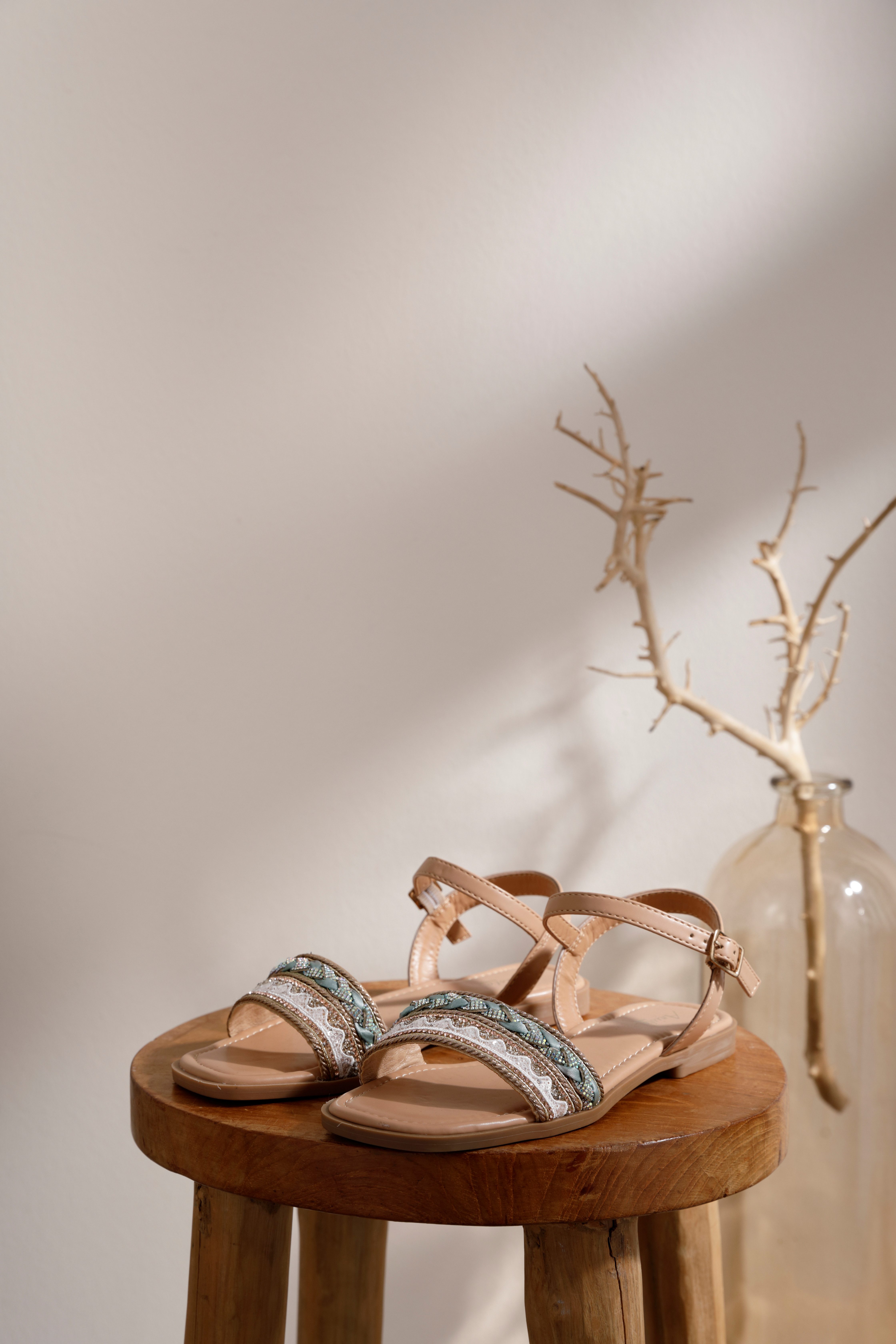 Aniston SHOES Riemchensandale, Sommerschuh, Sandalette, Glitzersteine - NEU günstig online kaufen