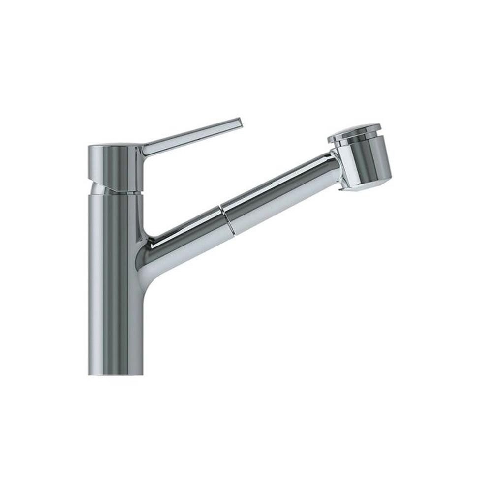 KWC Küchenarmatur Naber Luna E5 Fensterarmatur mit herausziehbarer Schlauchbrause chrom