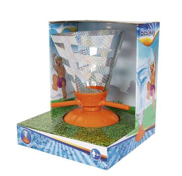 BESTWAY Wasserspielzeug Wassersprinkler 52256 „Lightning Vortex“, ca. 25,5 x 25,5 x 25,5 cm, ab 3 Jahren, inkl. 3 Bodenstifte, Spaß für die ganze Familie