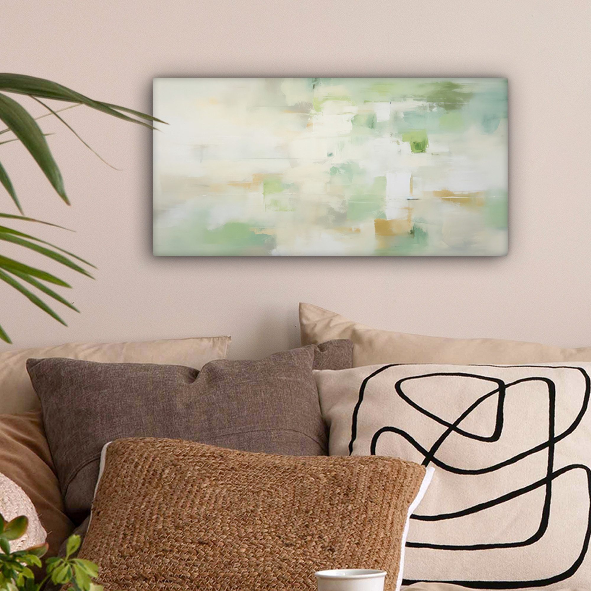 OneMillionCanvasses® Leinwandbild Panorama Abstrakt - Kunst günstig online kaufen