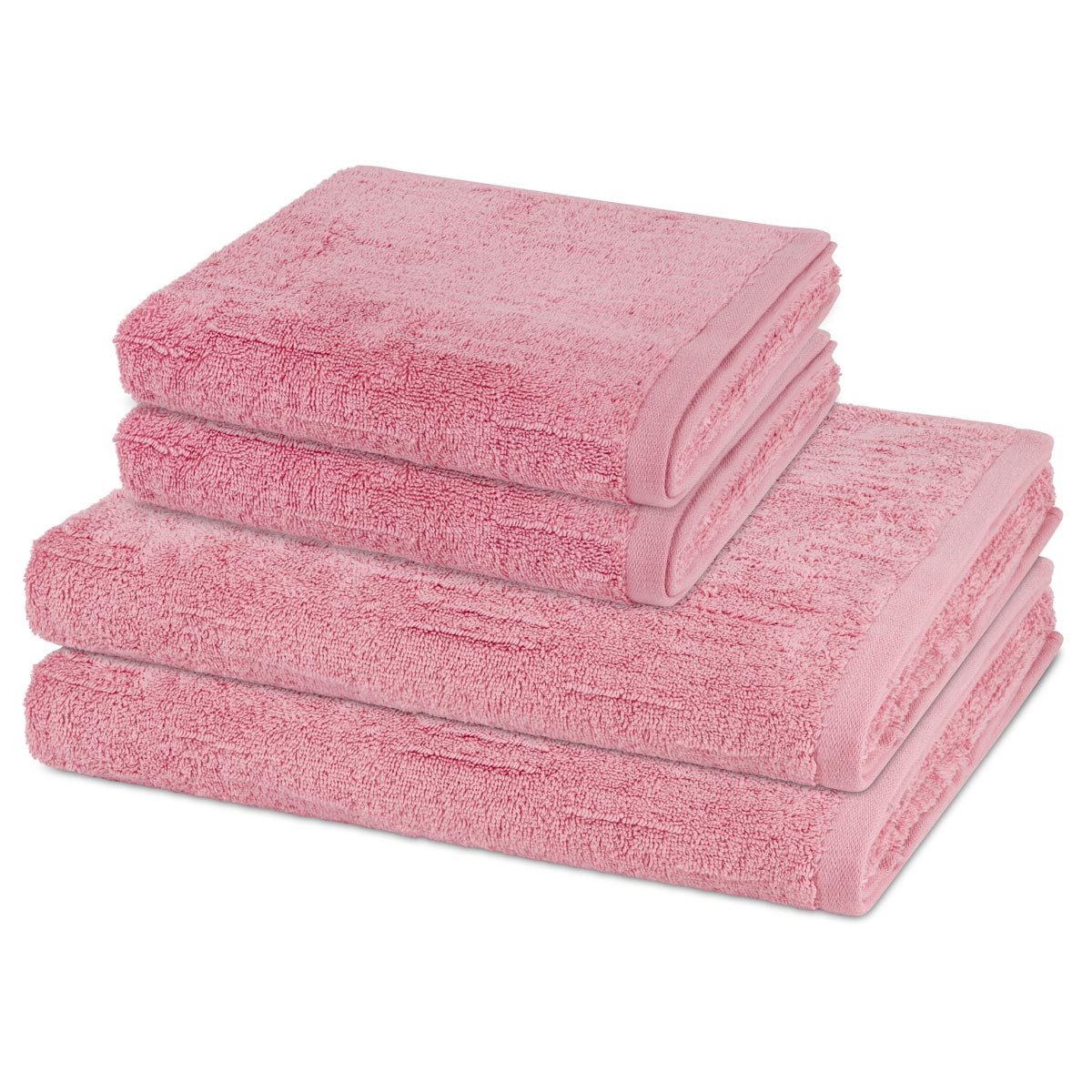 ROSS Handtuch Set Premium, Walkfrottee (Spar-Set, 4-St), 2 X Handtuch 2 X D günstig online kaufen