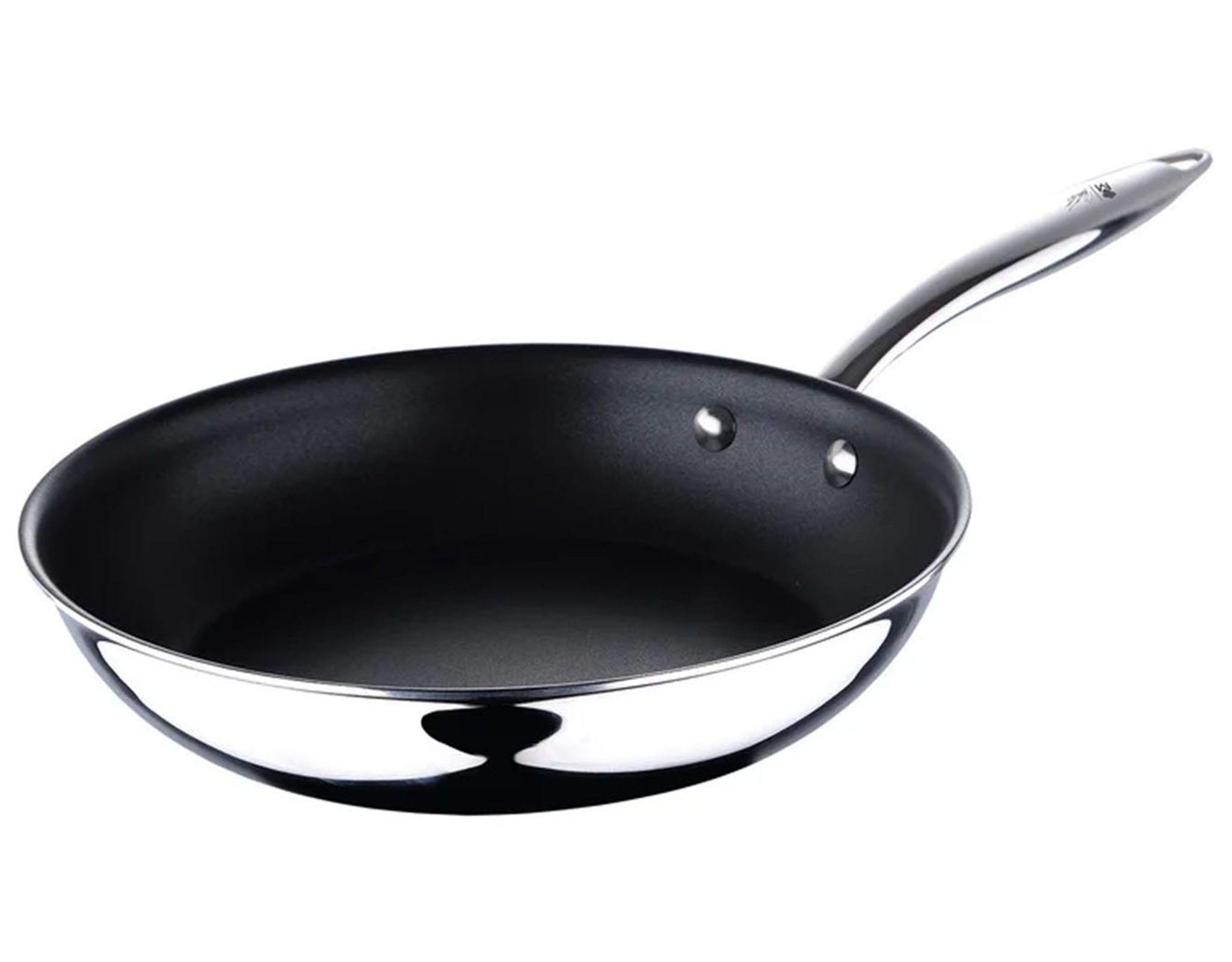 MasterPRO Bratpfanne Masterpro Bratpfanne Edelstahl Ø 28 cm Pfanne Induktion, Edelstahl