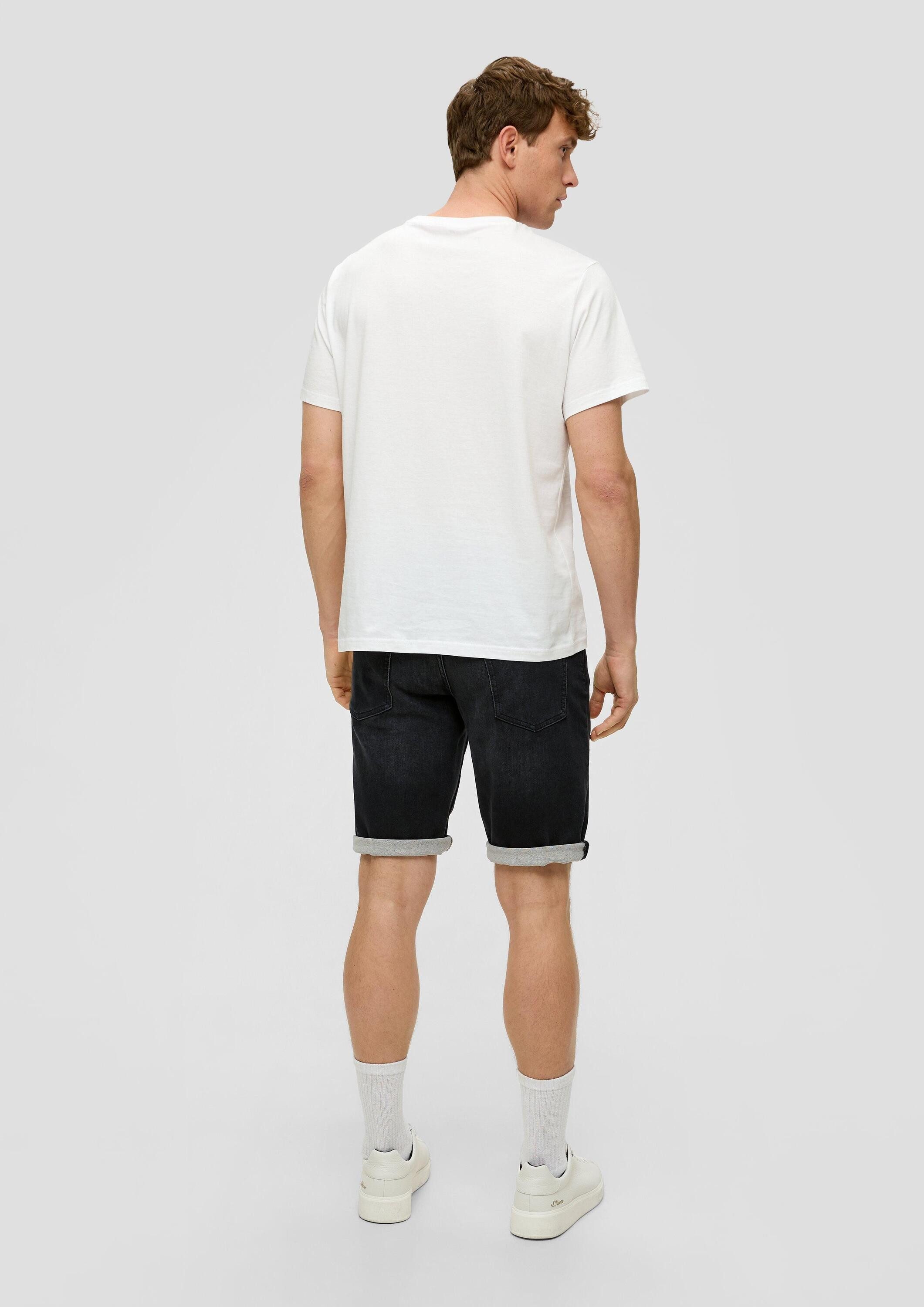 s.Oliver Jeansshorts Jeans-Hose MAURO Bermuda-Jeans / Regular Fit / Mid Rise / Straight Leg