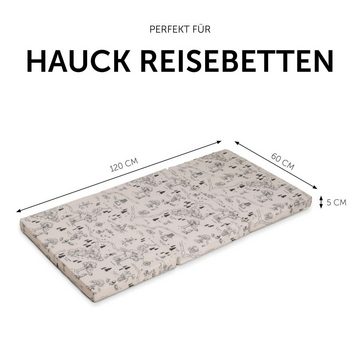 Hauck Baby-Reisebett Sleeper - Winnie the Pooh Beige, Reisebett - Matratze 60x120 cm für Baby Reisebett mit Tasche