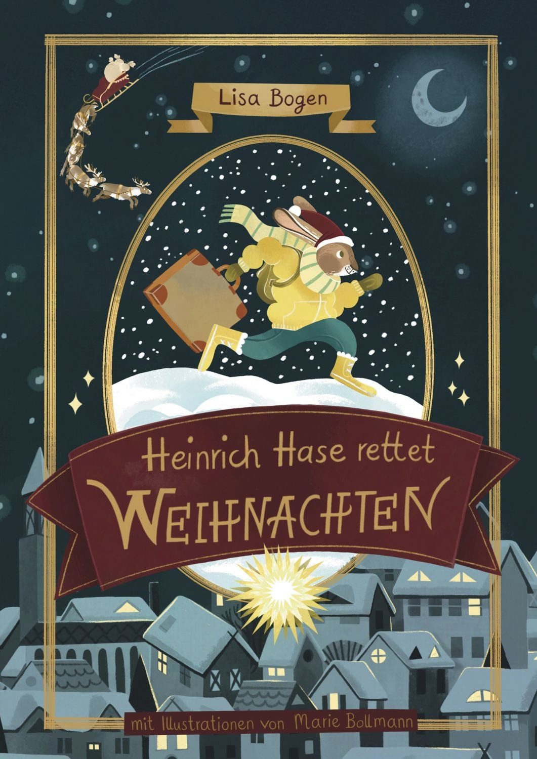 Kinderbuch Heinrich Hase rettet Weihnachten Lisa Bogen