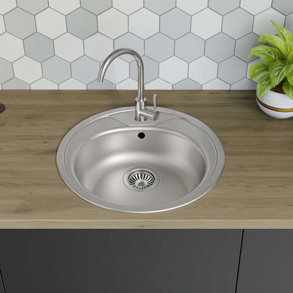 Faizee Home Edelstahlspüle Edelstahl Einbauspülen – Verschiedene Modelle, M günstig online kaufen