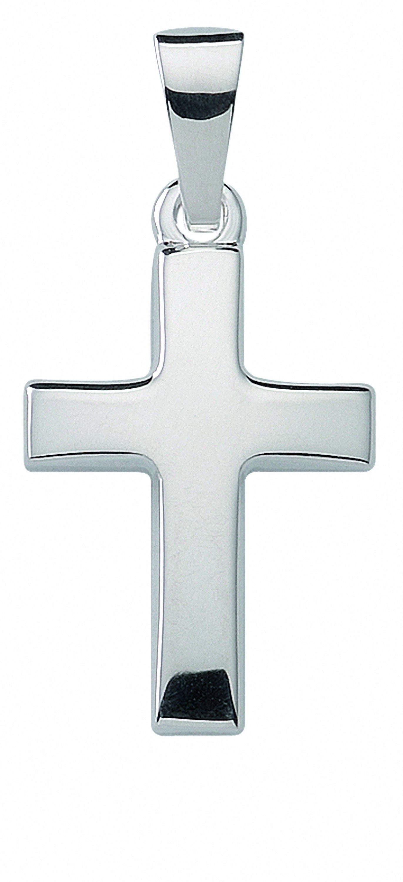 Adelia´s Kettenanhänger 925 Silber Kreuz Anhänger, Silberschmuck für Damen  & Herren