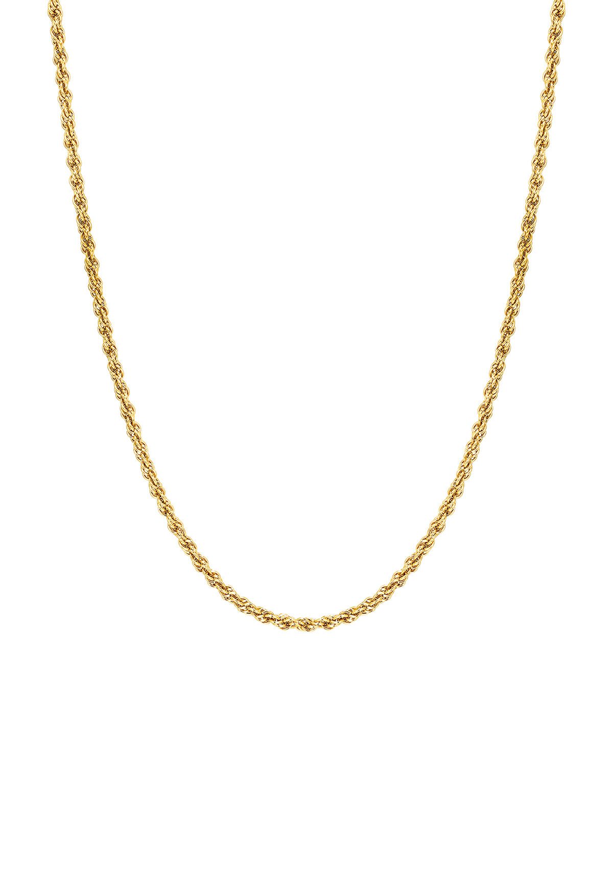 Hey Happiness Edelstahlkette Kordel gedreht, Vergoldet 18K Roségold, Basic günstig online kaufen