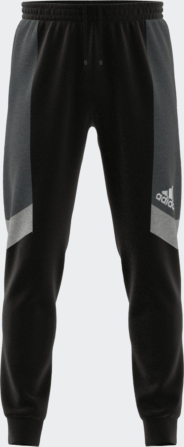 adidas Sportswear Sporthose ESSENTIALS COLORBLOCK Heather / Dark (1-tlg) Grey HOSE Black