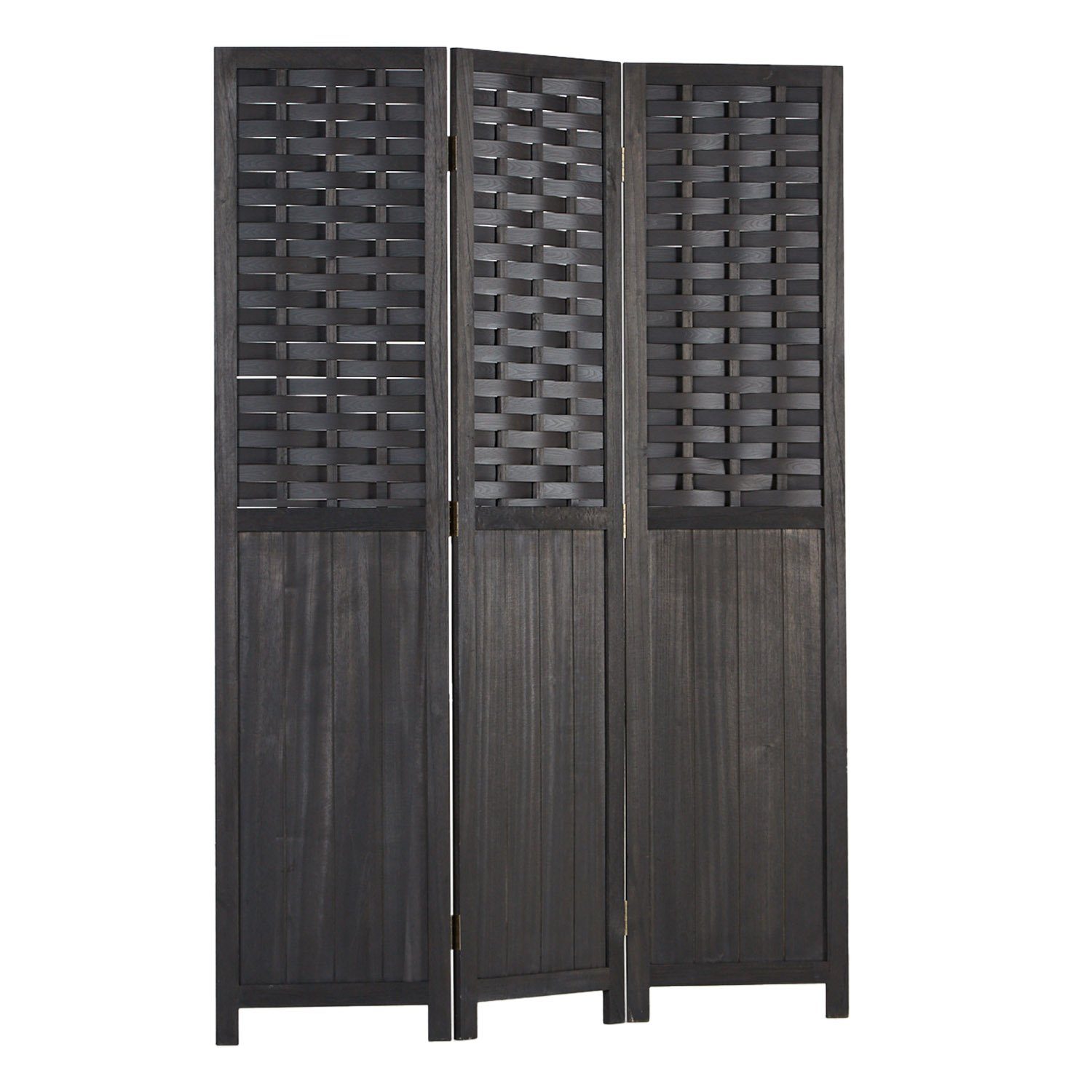 Homestyle4u Paravent Raumteiler Indoor Holz Trennwand günstig online kaufen