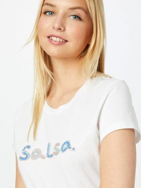 Salsa Jeans T-Shirt (1-tlg) Ziersteine