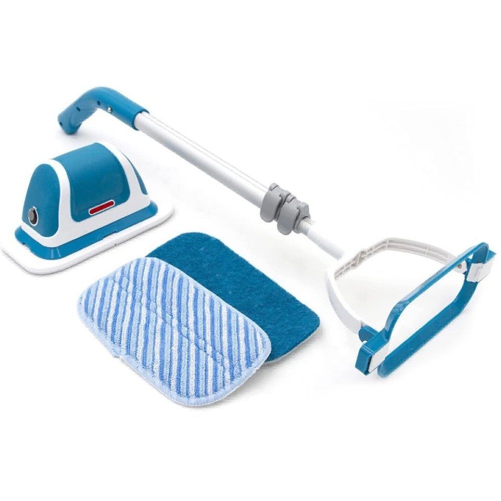 Akku-Schrubber weiß/blau MultiScrubber Akku-Wischmopp LIVINGTON - -