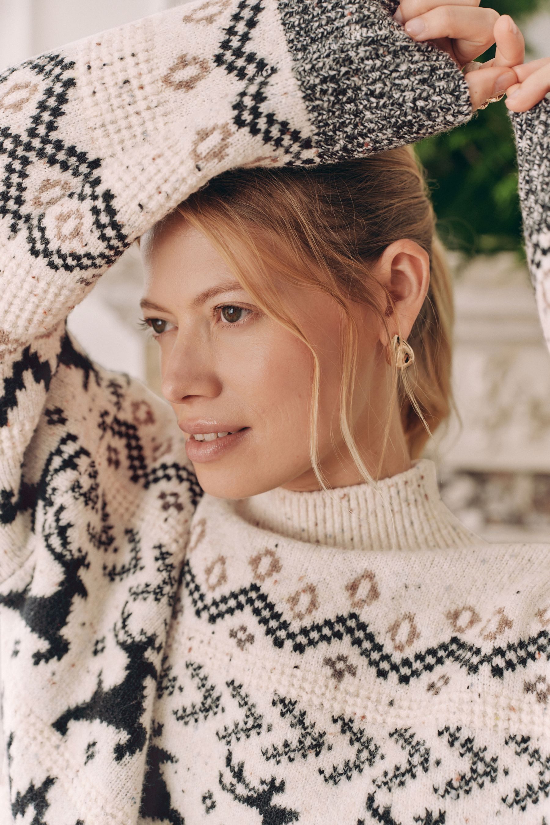 Next Norwegerpullover Weihnachtspullover für Familie – Kurzgröße (1-tlg)