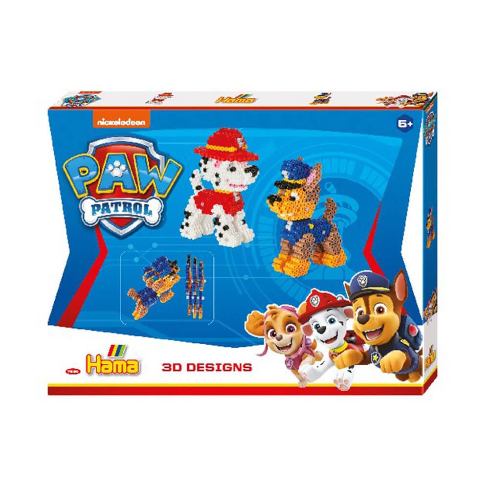 Hama Perlen Bügelperlen Hama Geschenkpackung Paw Patrol 3D Midi-Bügelperlen