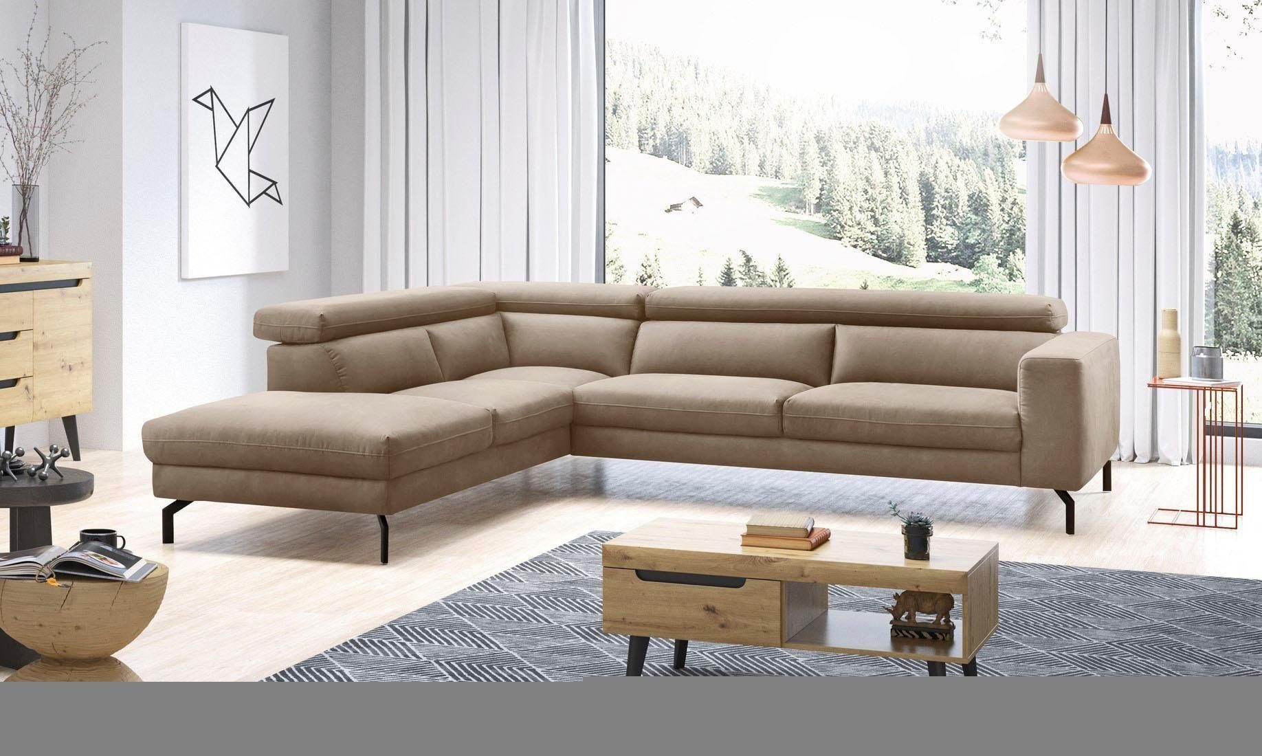 Places of Style Ecksofa Olanta, modern günstig online kaufen