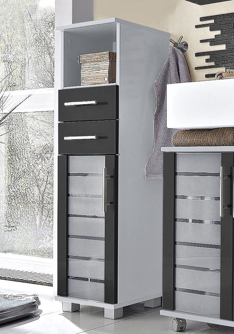 Schildmeyer Midischrank Nikosia Breite 30 cm, mit Glastür, 2 Schubladen, MD günstig online kaufen