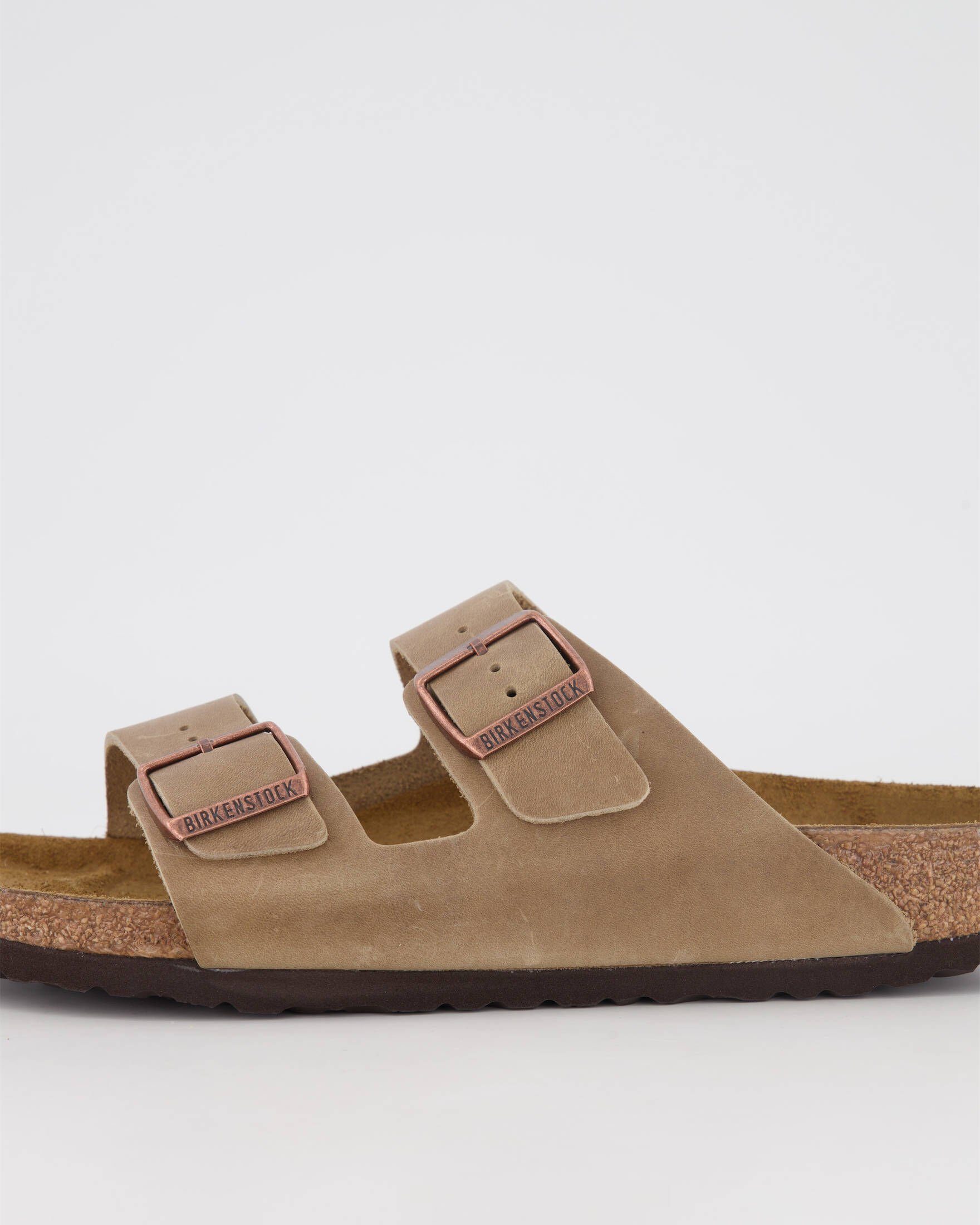 BIRKENSTOCK NATURAL SKIN CARE Sandale NU Brown) Herren (Tabacco Braun ARIZONA Pantoletten (02101380) Birkenstock