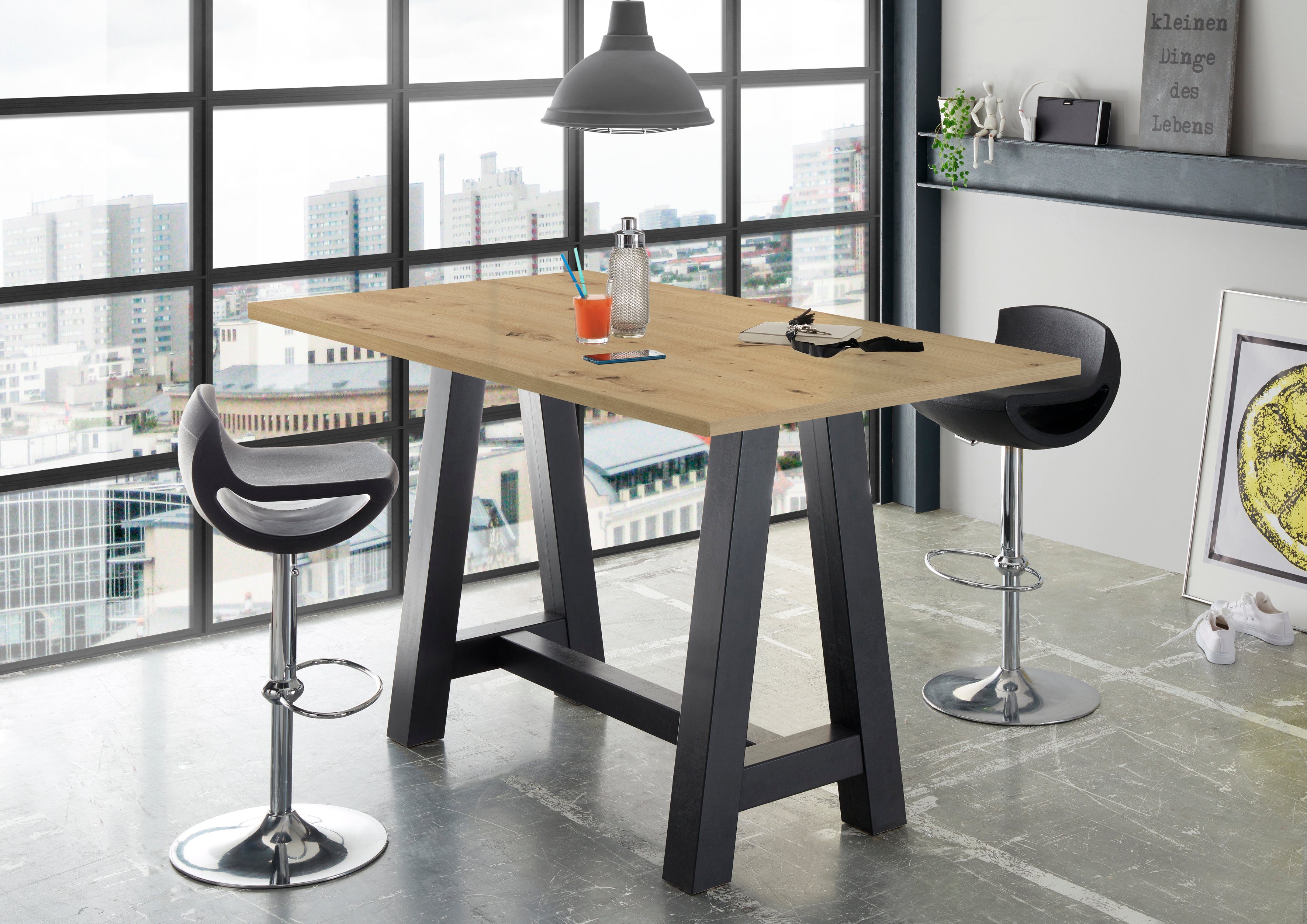 Mäusbacher Bartisch, Gestell in A-Form (Breite günstig online kaufen