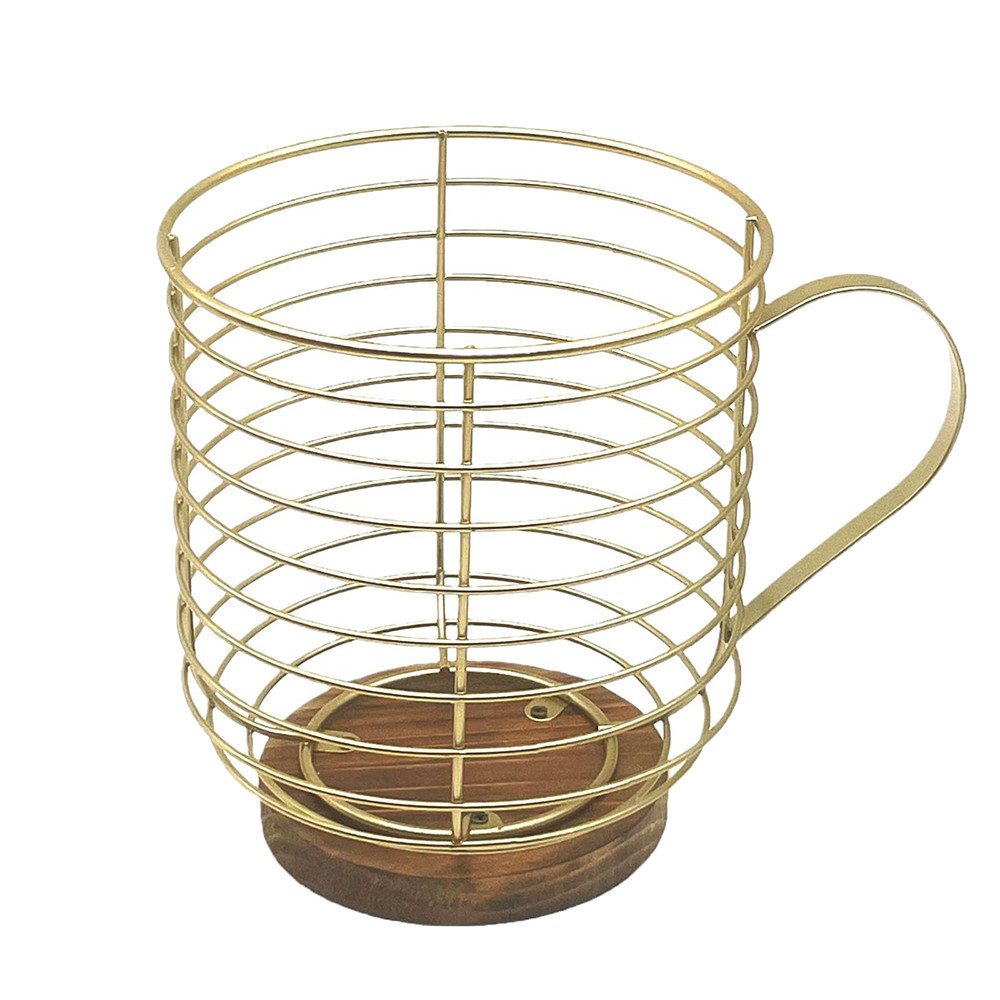 Agger Kapselhalter Aufbewahrung für Kaffeekapseln, Kapselhalter,17 x 16 x 16cm, Kaffee-Organizer für Arbeitsplatte und Kaffeebar,Aufbewahrungskorb