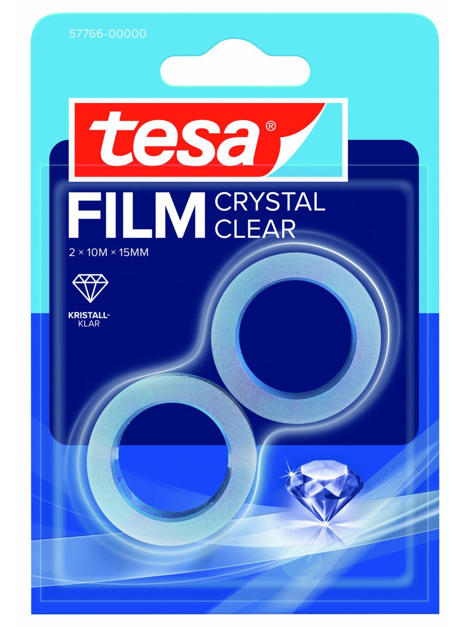 tesa Klebestreifen tesa Klebefilm Kristall 10 m x 15 mm
