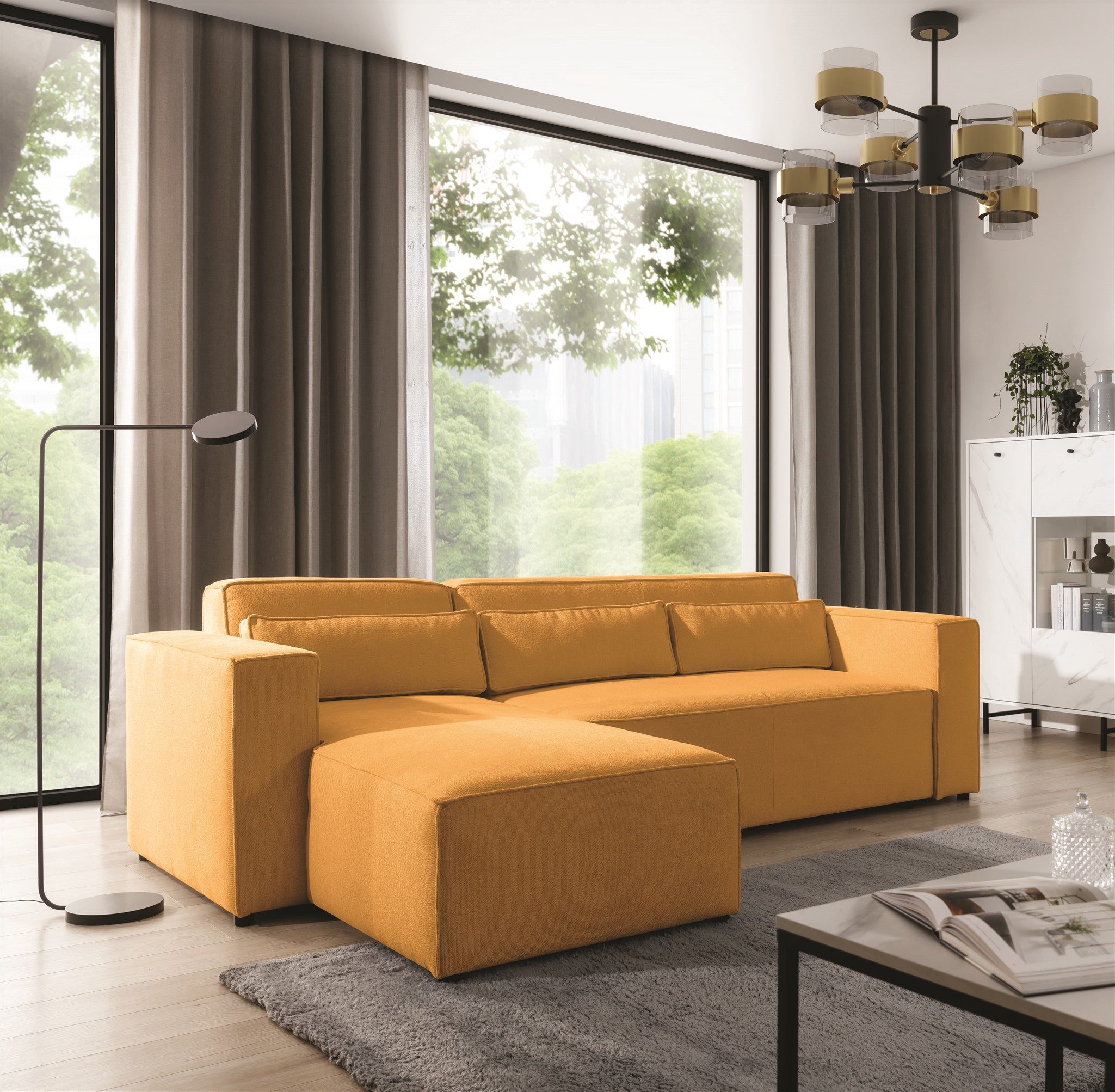 Fun Möbel Ecksofa Schlafsofa WALDO in günstig online kaufen