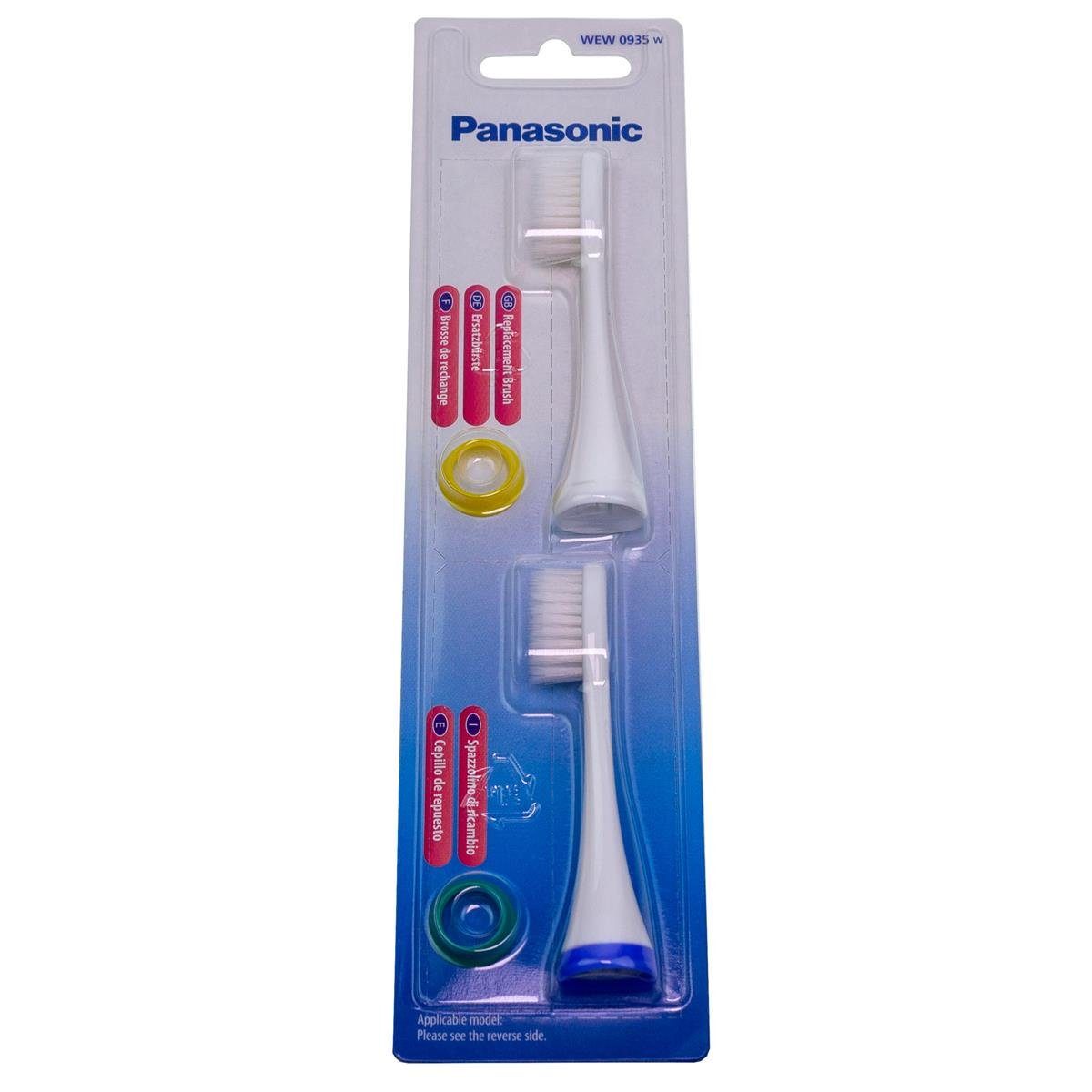 Aufsteckbürsten Panasonic WEW0935 Bürstenkopf (2er Set) für EW-DL83 Schallzahnbürste