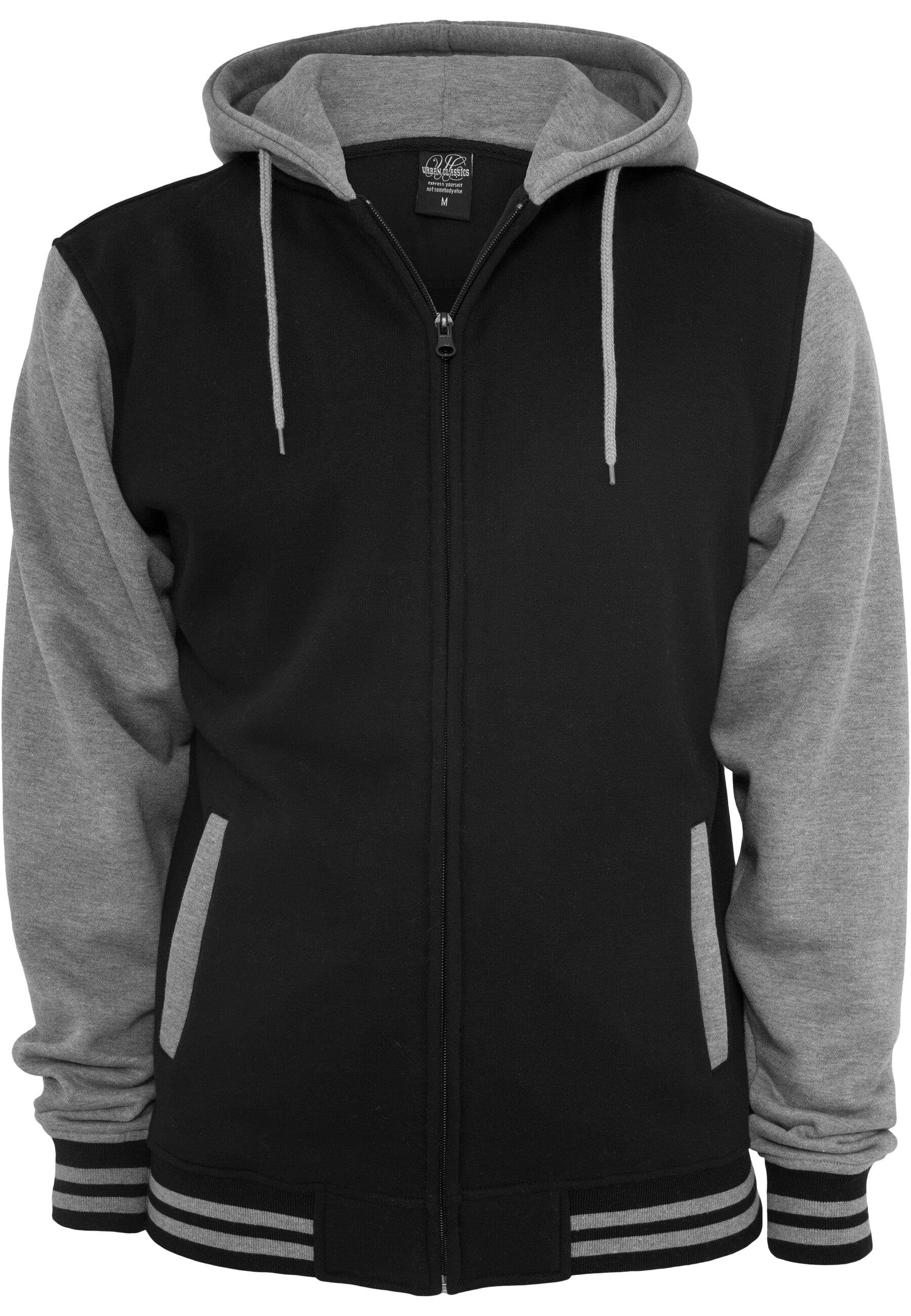 URBAN CLASSICS Sweatjacke Urban Classics Herren 2-tone Zip Hoody (1-tlg)