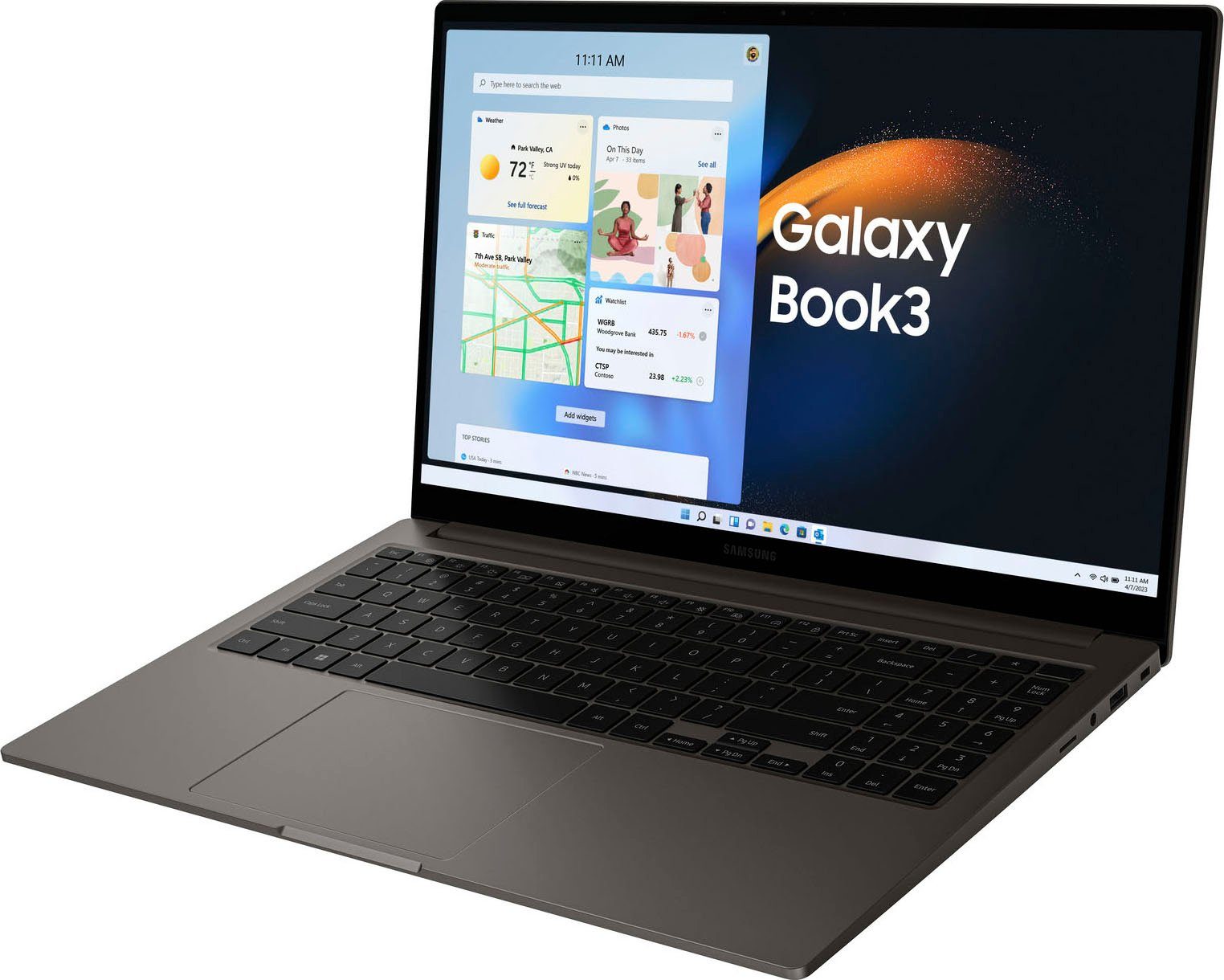 Samsung Galaxy Book3 Notebook Intel Core 1335U, SSD) i5 (39,6 Graphics, Zoll, Xe 512 Iris GB cm/15,6