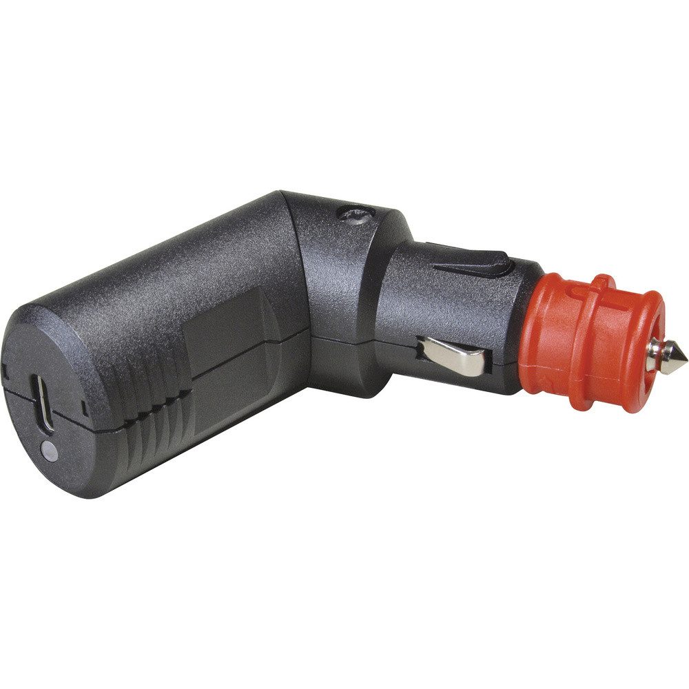 ProCar Kfz-Relais ProCar Winkelbarer USB-C Ladestecker PD/QC 60 Watt 12 V, 24 V