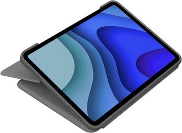 Logitech Folio Touch Tastatur-Case für iPad Pro 11 Zoll Schweizer QWERTZ iPad-Tastatur (Blickwinkel: 20-60)