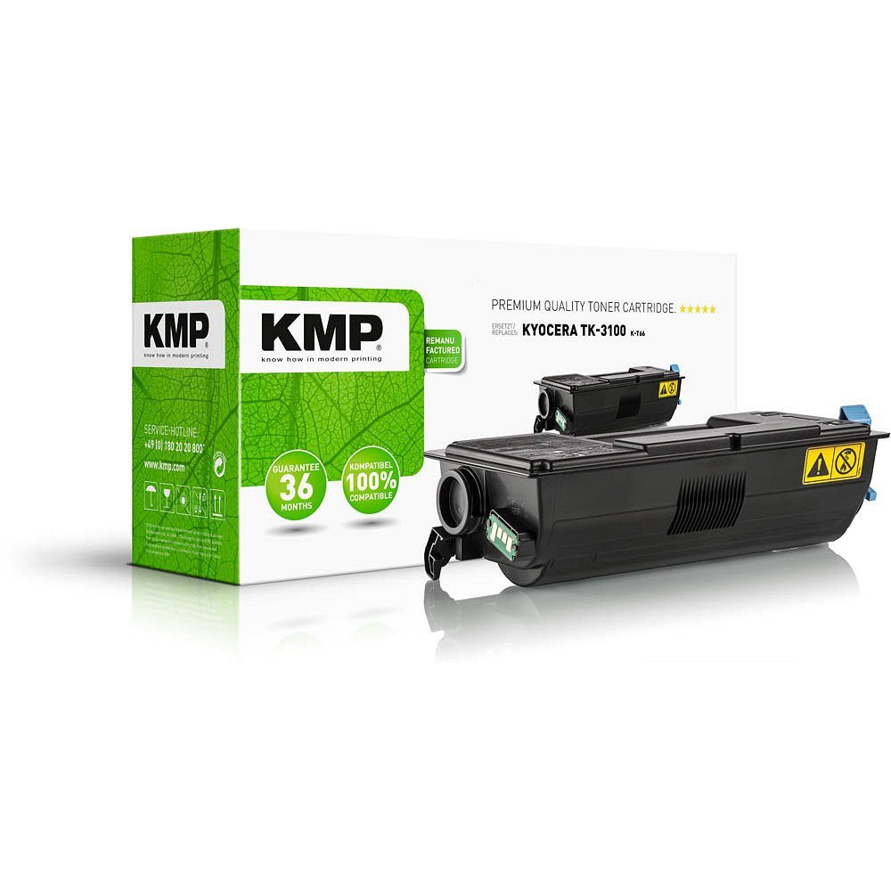 KMP Tonerkartusche 1 Toner K-T66 ERSETZT Kyocera TK-3100 - black, (1-St)